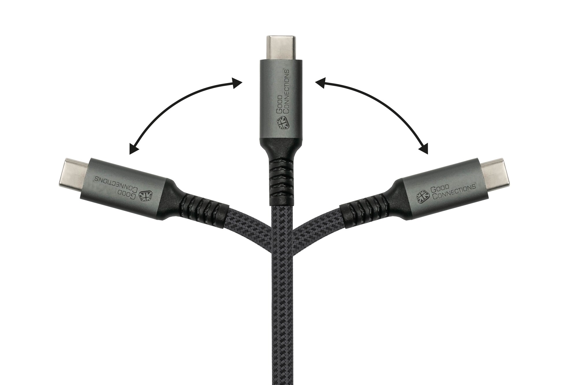 Good Connections USB 2.0 Lade- und Datenkabel (240W) USB-C St./ USB-C St. 1m