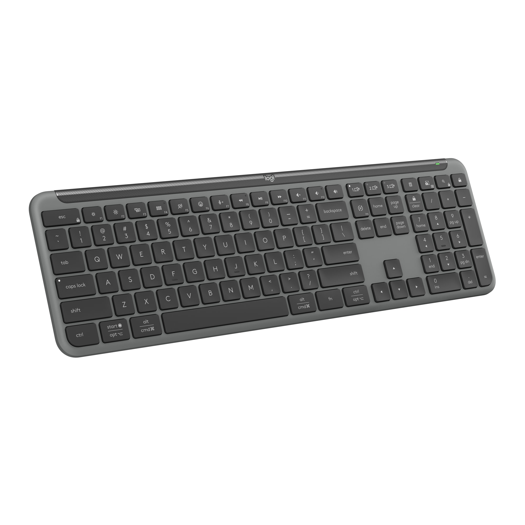 Logitech Signature Slim K950 Graphite - US - Kabellose Tastatur inkl. Logi Bolt