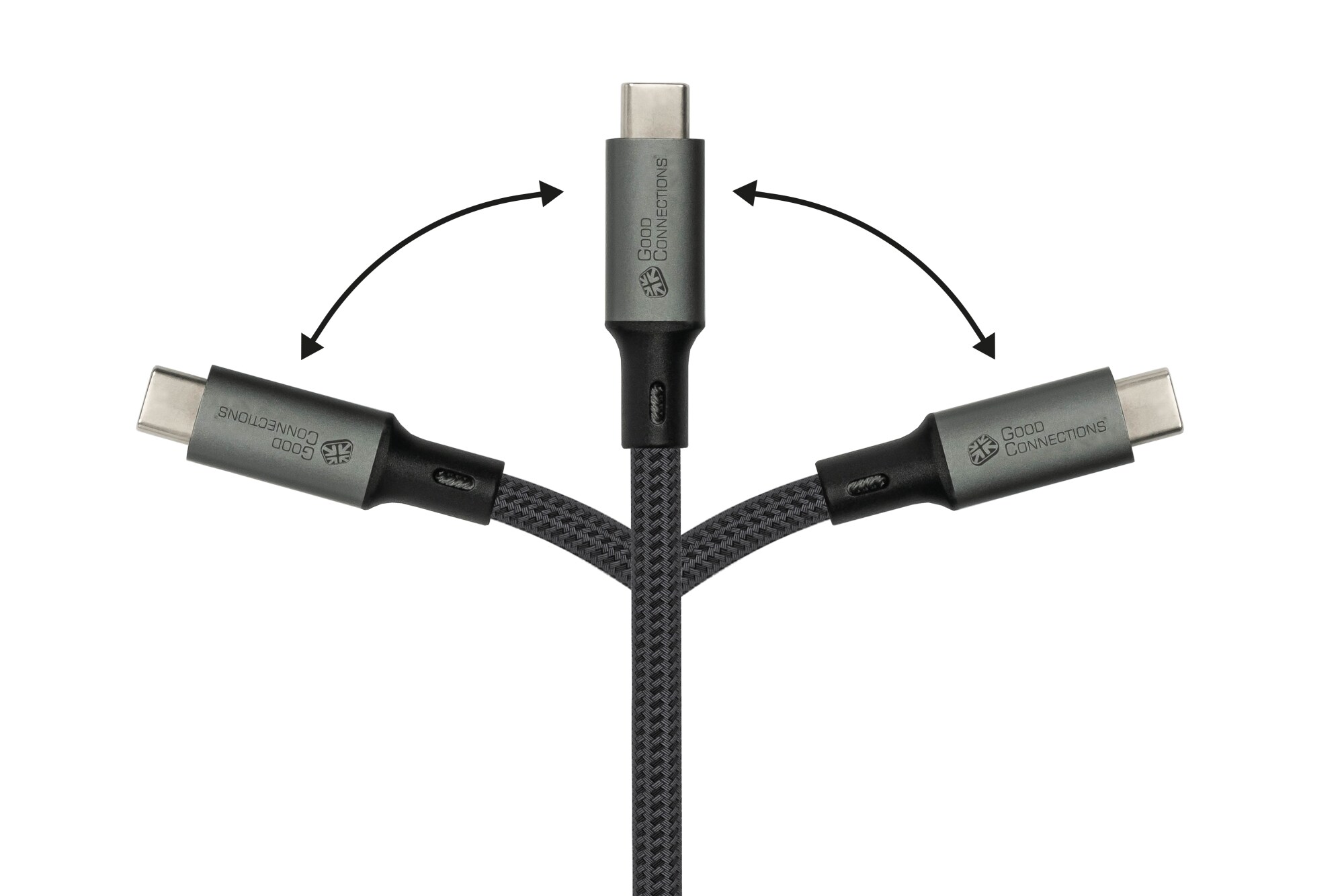 Good Connections USB 4.0 Kabel (40GBit/s, 240W, 8K@60Hz) USB-C St./St. 1,8m