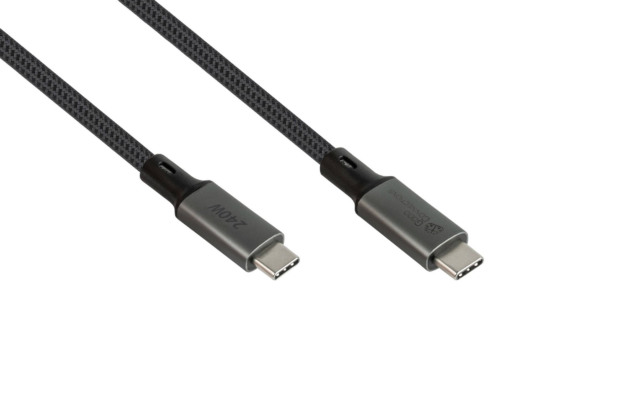 Good Connections USB 4.0 Kabel (40GBit/s, 240W, 8K@60Hz) USB-C St./St. 1,8m