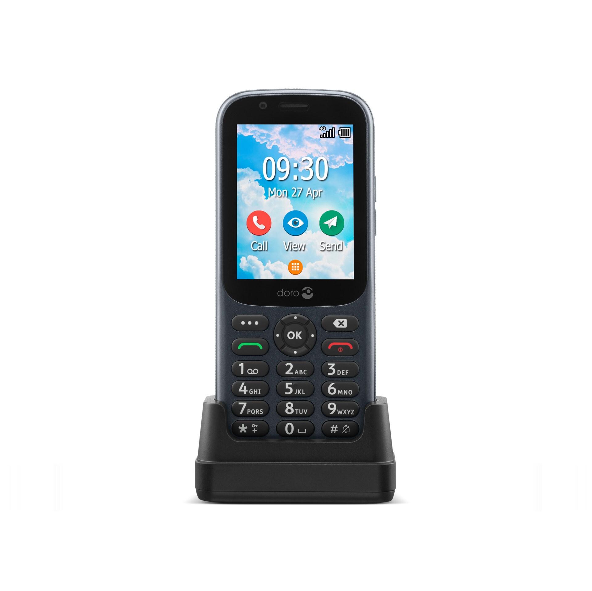 Doro 730X Mobiltelefon graphit