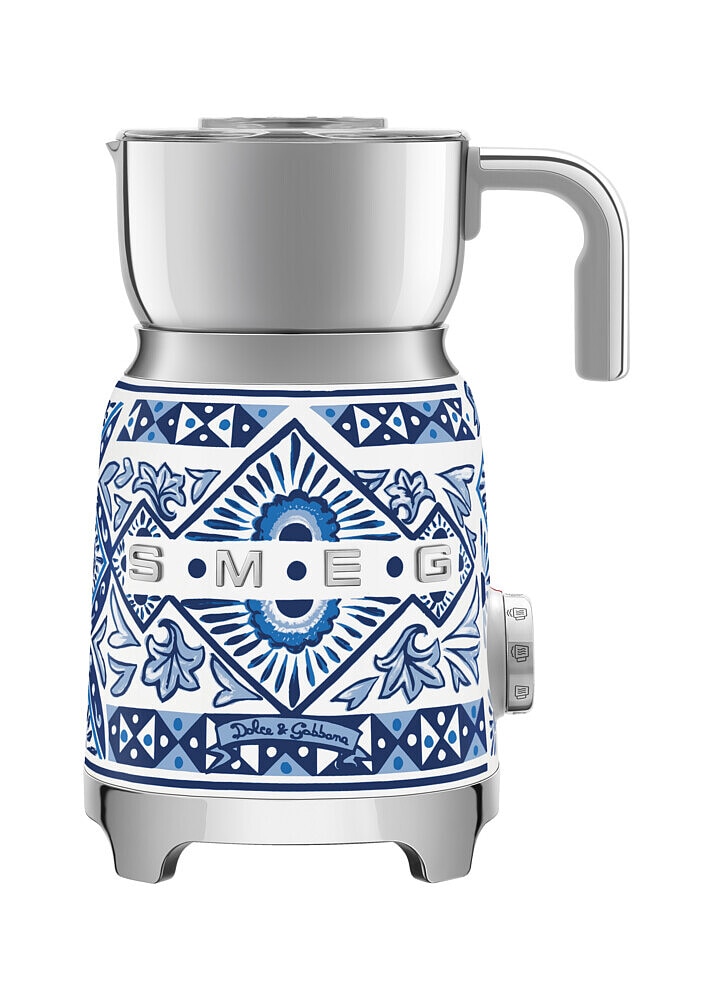 SMEG MFF01DGBEU Dolce &amp; Gabbana Milchaufschäumer Blu Mediterraneo