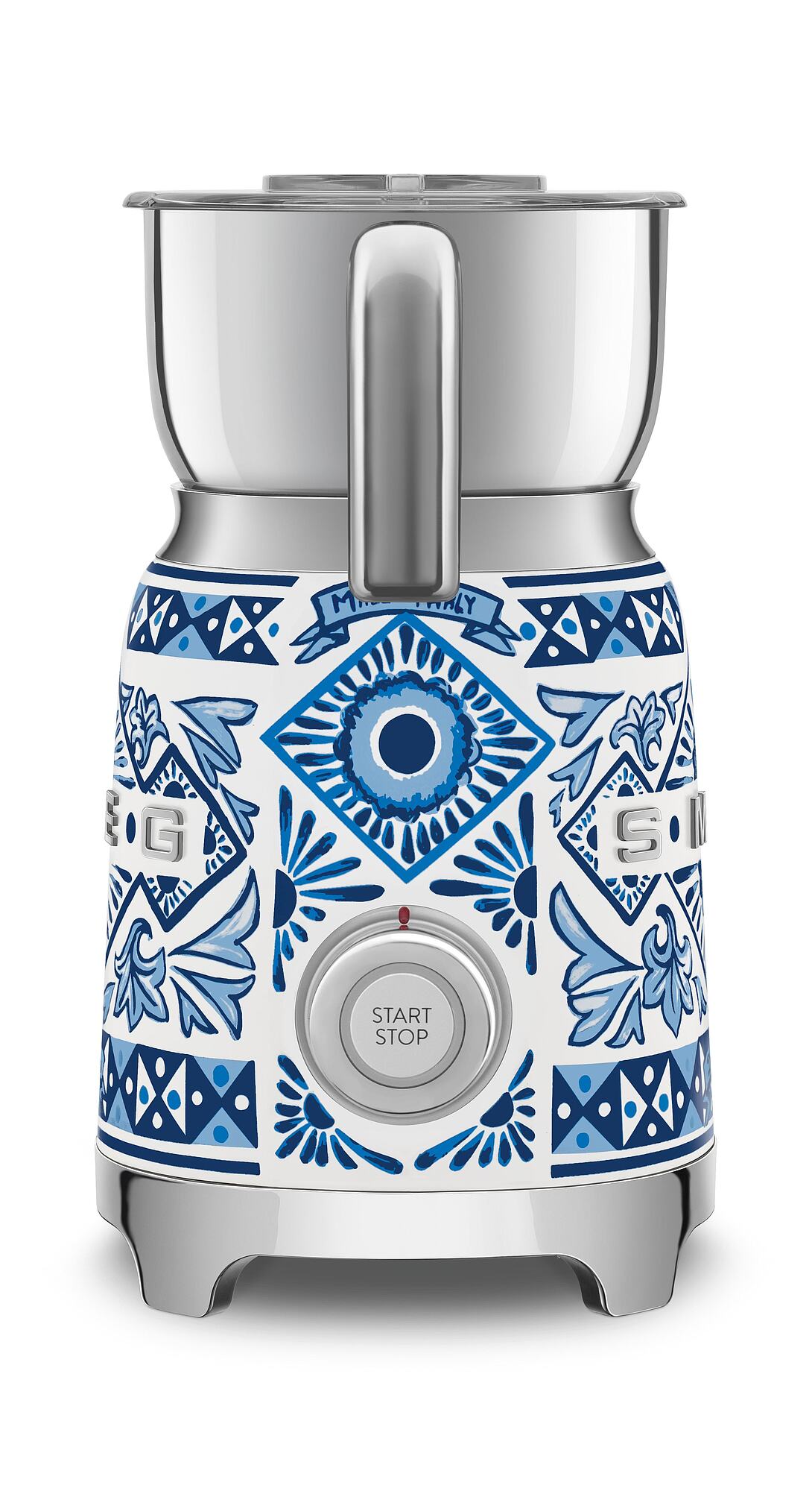 SMEG MFF01DGBEU Dolce &amp; Gabbana Milchaufschäumer Blu Mediterraneo