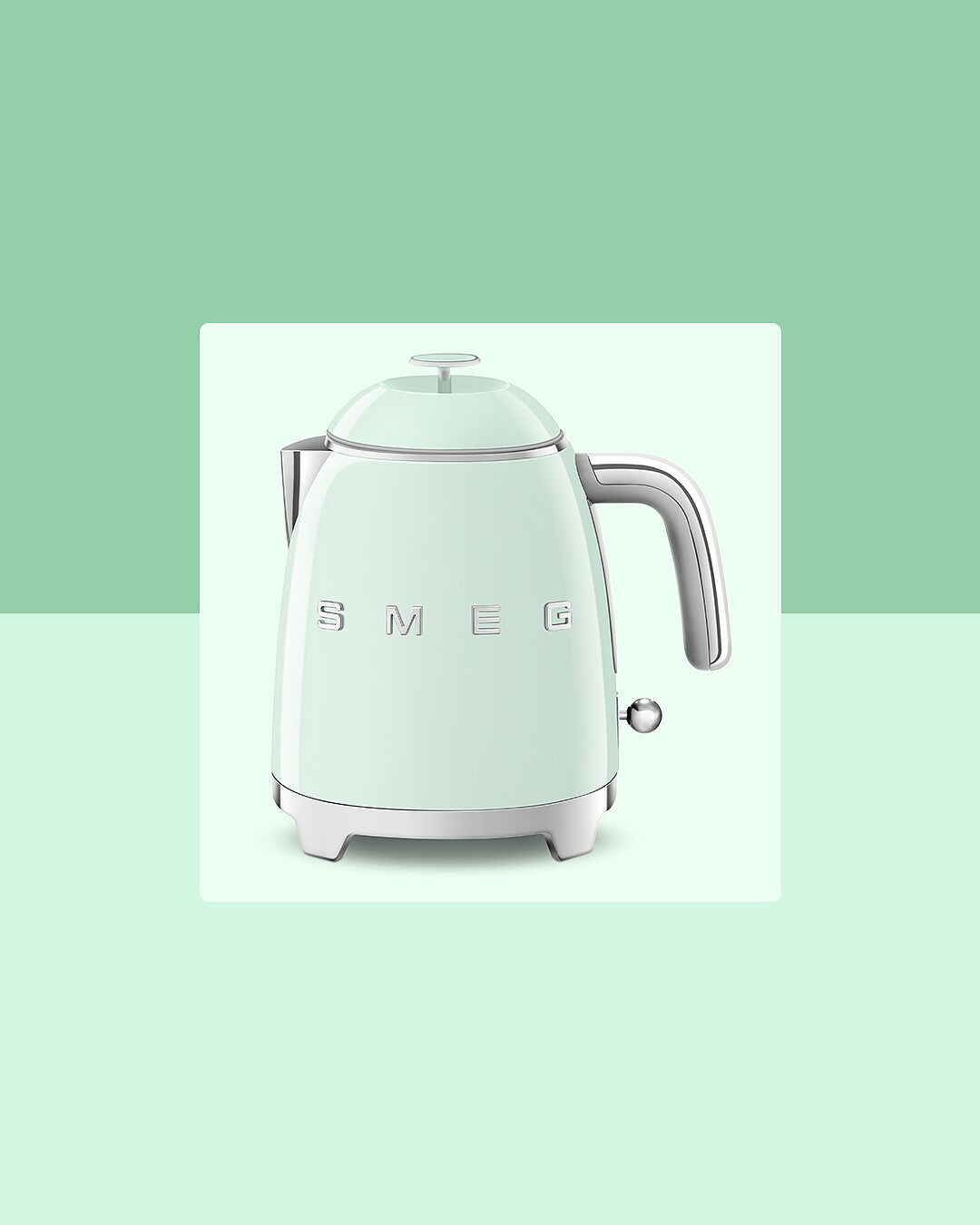 SMEG KLF05PGEU 50s Style Mini-Wasserkocher Pastellgrün