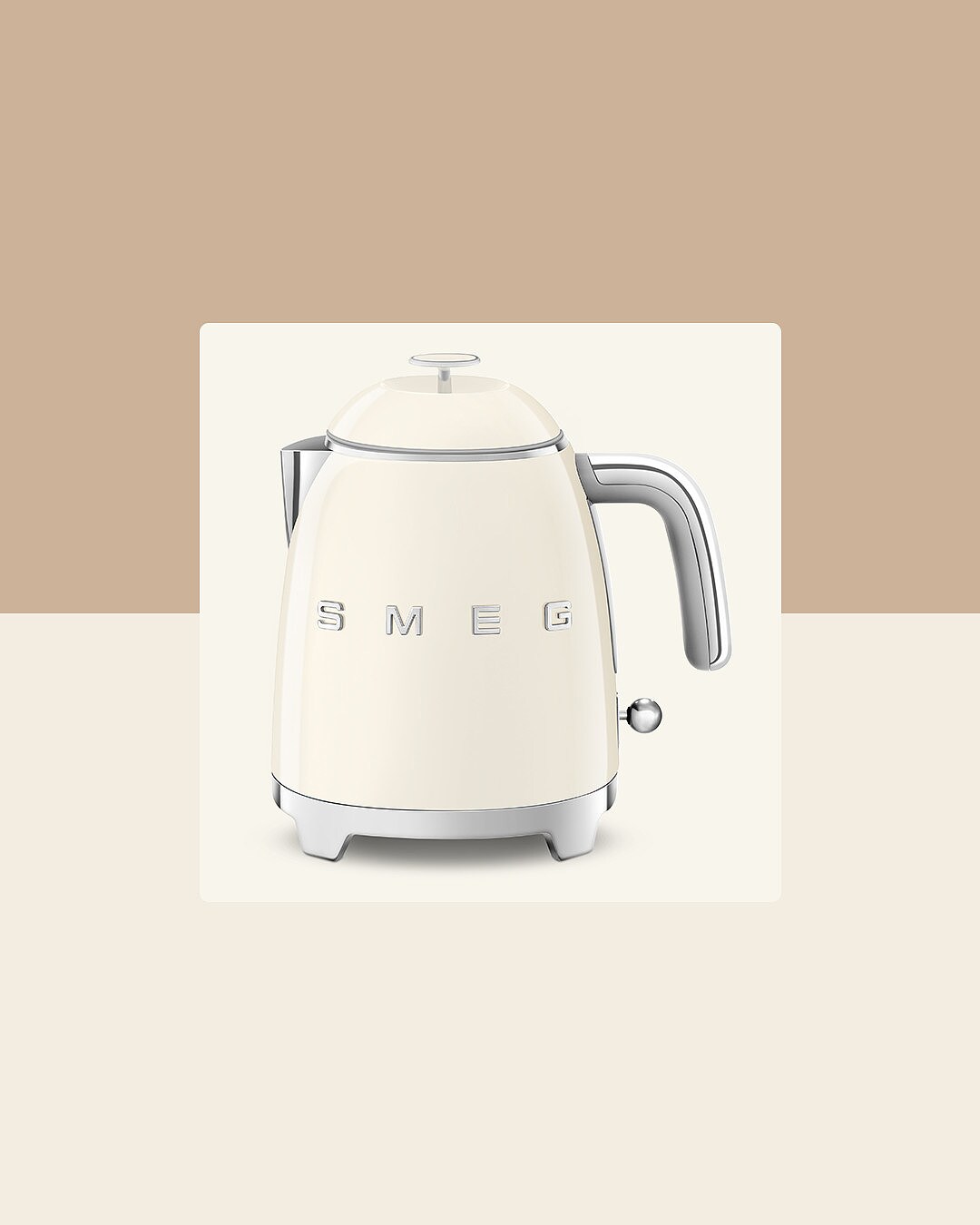 SMEG KLF05CREU 50s Style Mini-Wasserkocher Creme