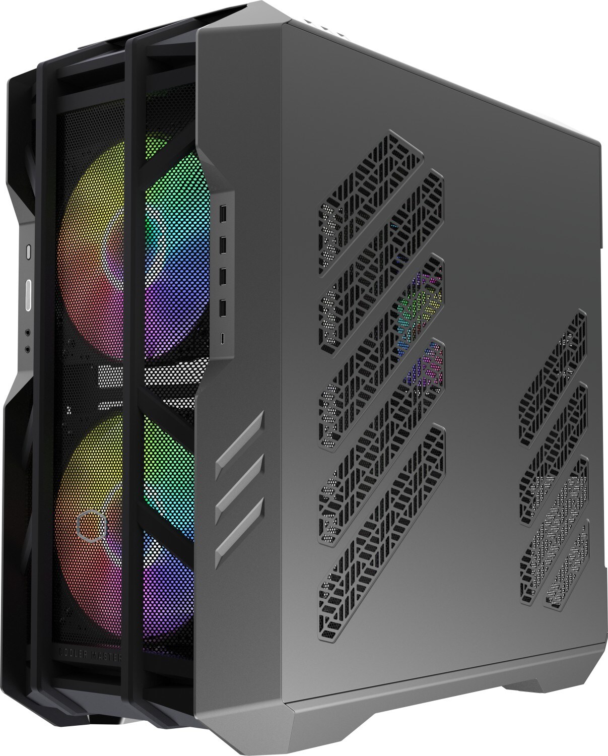 Cooler Master HAF 700 Titanium Grey Big Tower Gaming Gehäuse grau