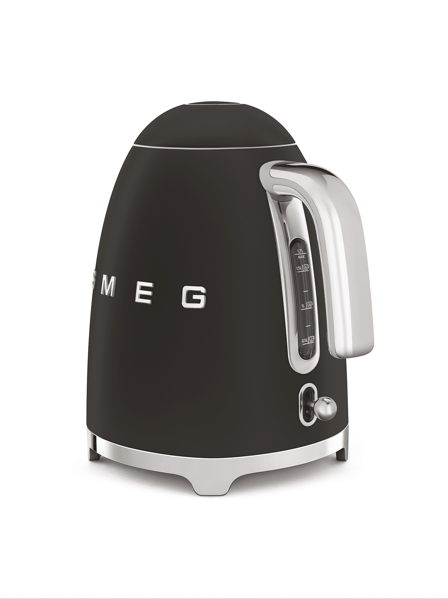 SMEG KLF03BLMEU 50s Style Wasserkocher Schwarz-Matt