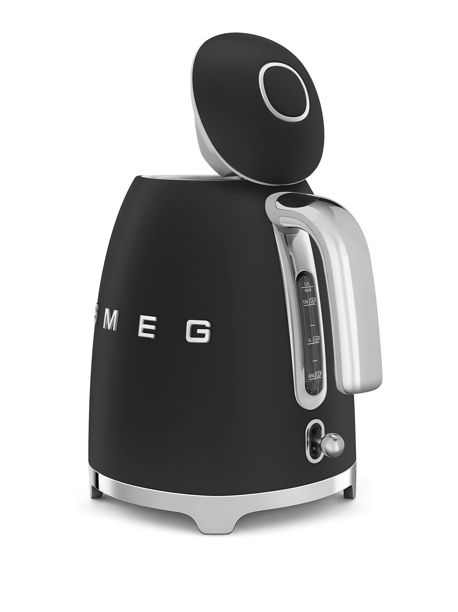 SMEG KLF03BLMEU 50s Style Wasserkocher Schwarz-Matt