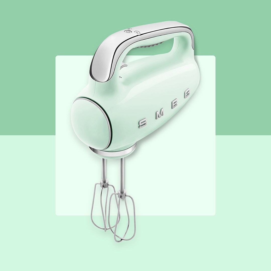 SMEG HMF01PGEU 50s Style Handmixer Pastellgrün