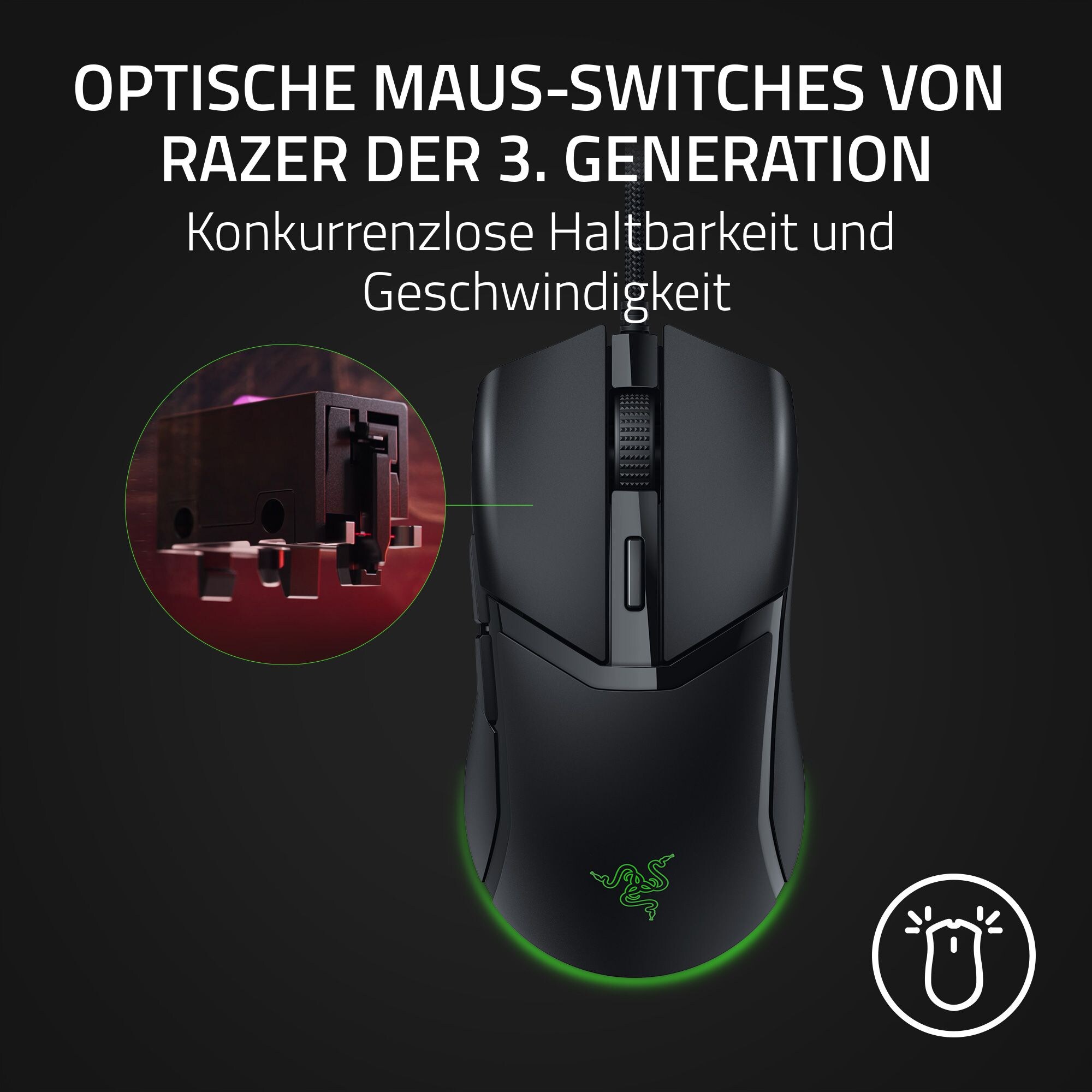 RAZER Cobra - Leichte kabelgebundene Gaming-Maus mit Razer™ Chroma RGB