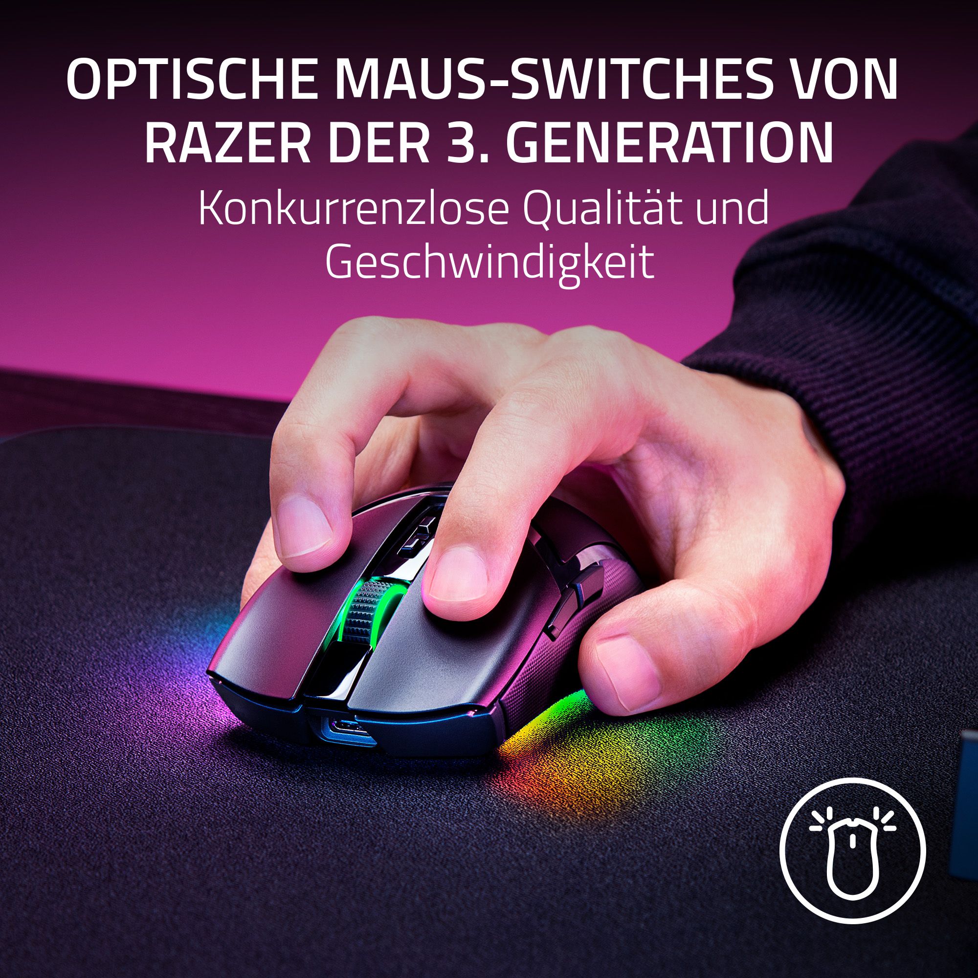 RAZER Cobra Pro - Anpassbare kabellose Gaming-Maus mit Razer Chroma™ RGB