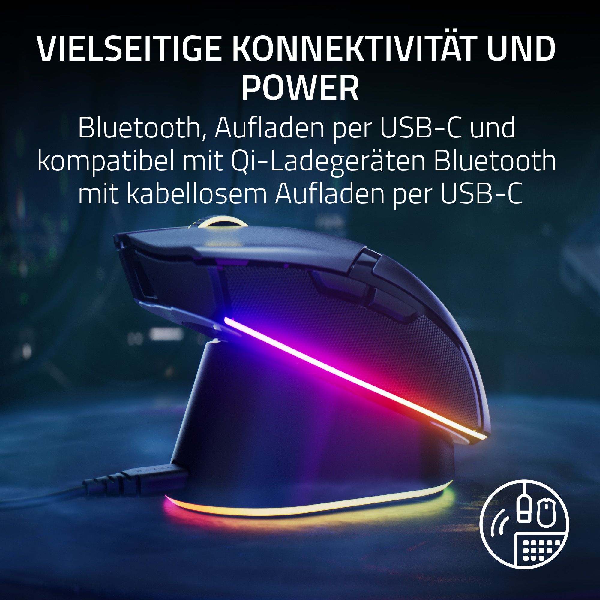 RAZER Cobra Pro - Anpassbare kabellose Gaming-Maus mit Razer Chroma™ RGB