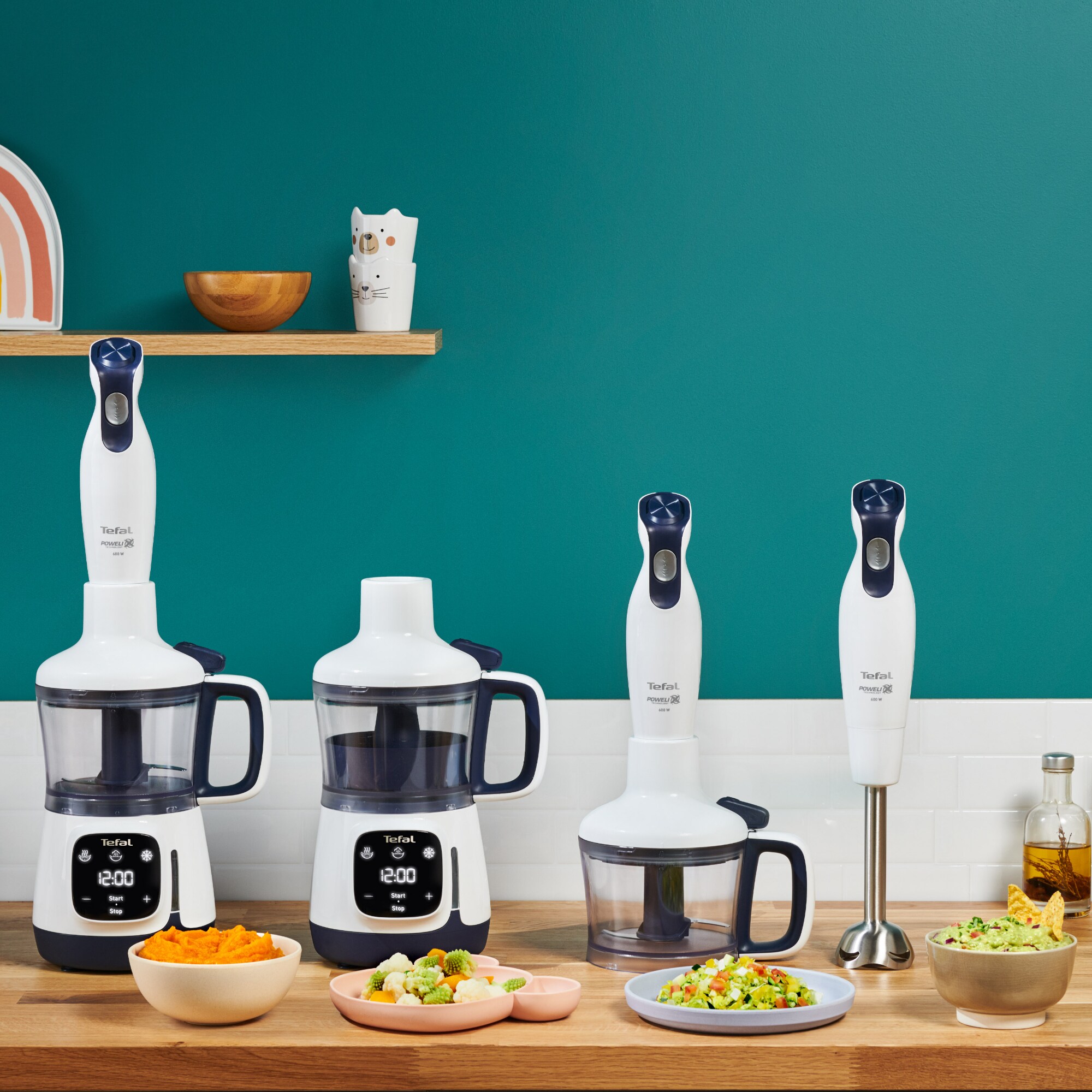 Tefal HB55W4 Yummy Gourmet 4-in-1-Babynahrungszubereiter