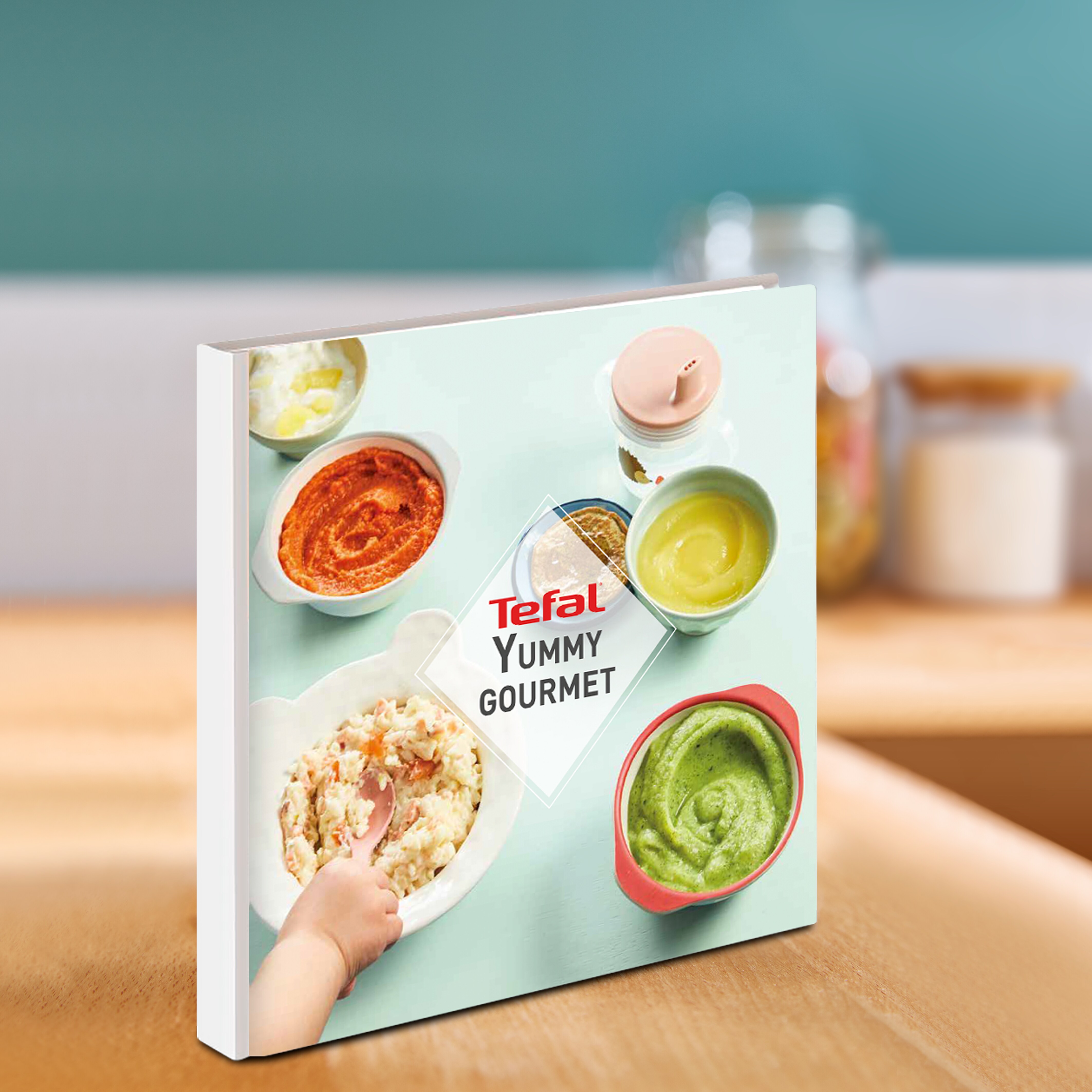 Tefal HB55W4 Yummy Gourmet 4-in-1-Babynahrungszubereiter