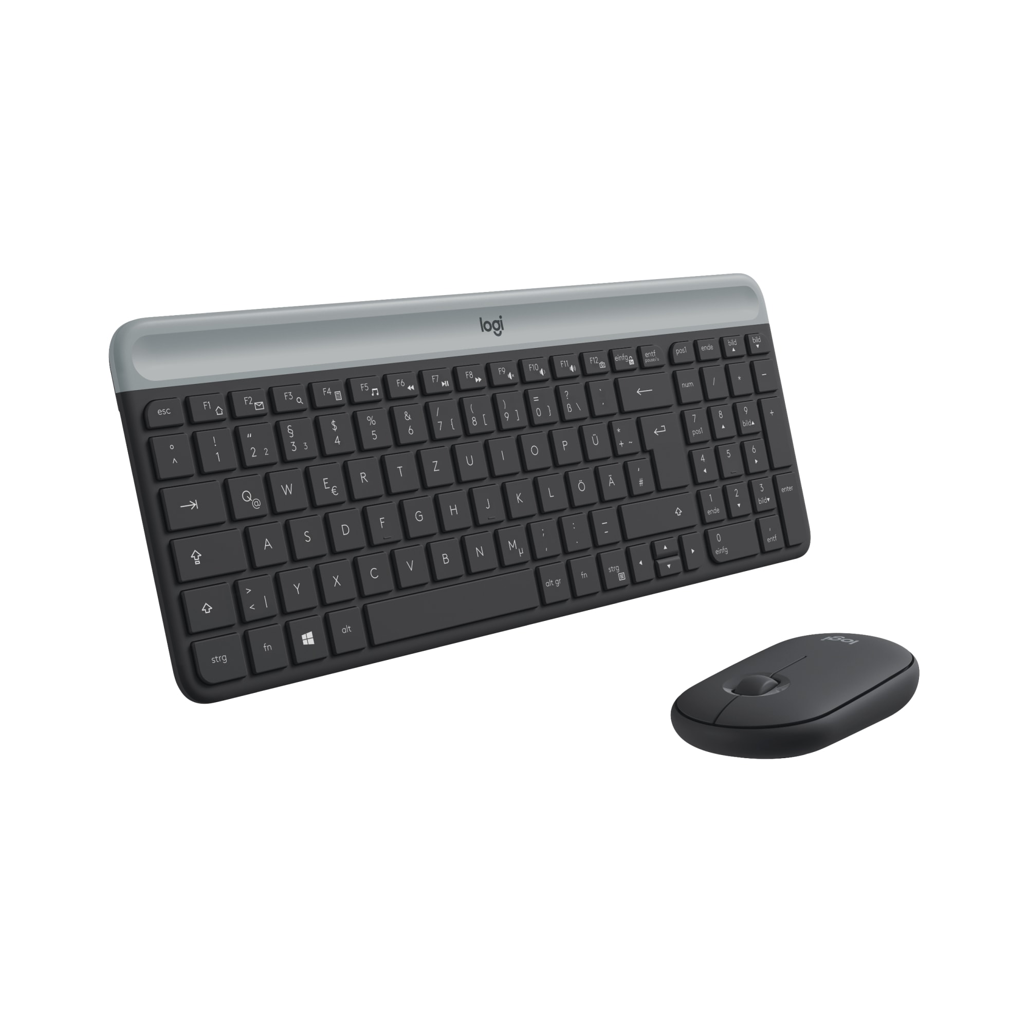 Logitech MK470 Kabellose Maus-Tastaturkombination Schwarz