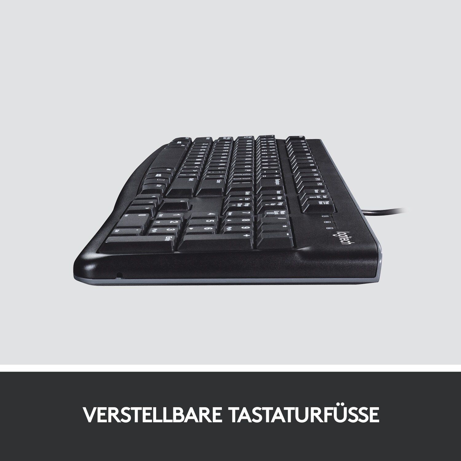 Logitech K120 Kabelgebundene Tastatur Schwarz