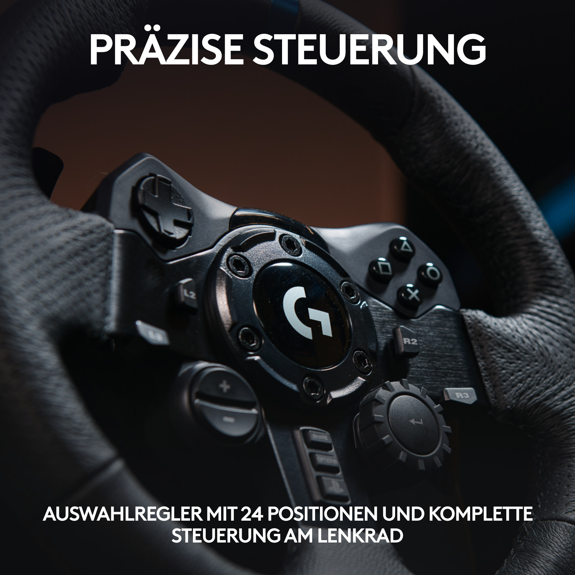 Logitech G923 TRUEFORCE Rennlenkrad Set für PlayStation® &amp; PC