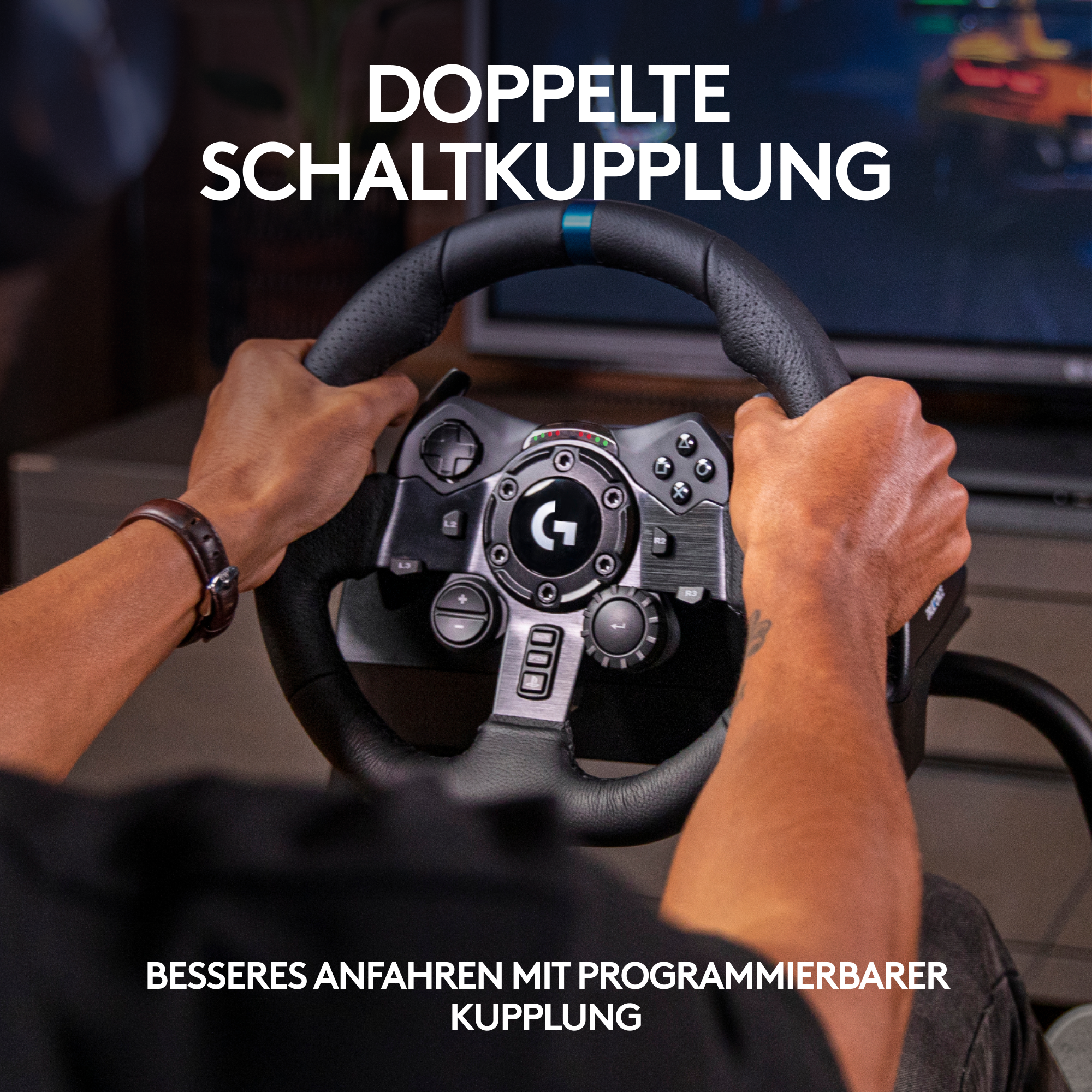 Logitech G923 TRUEFORCE Rennlenkrad Set für PlayStation® &amp; PC