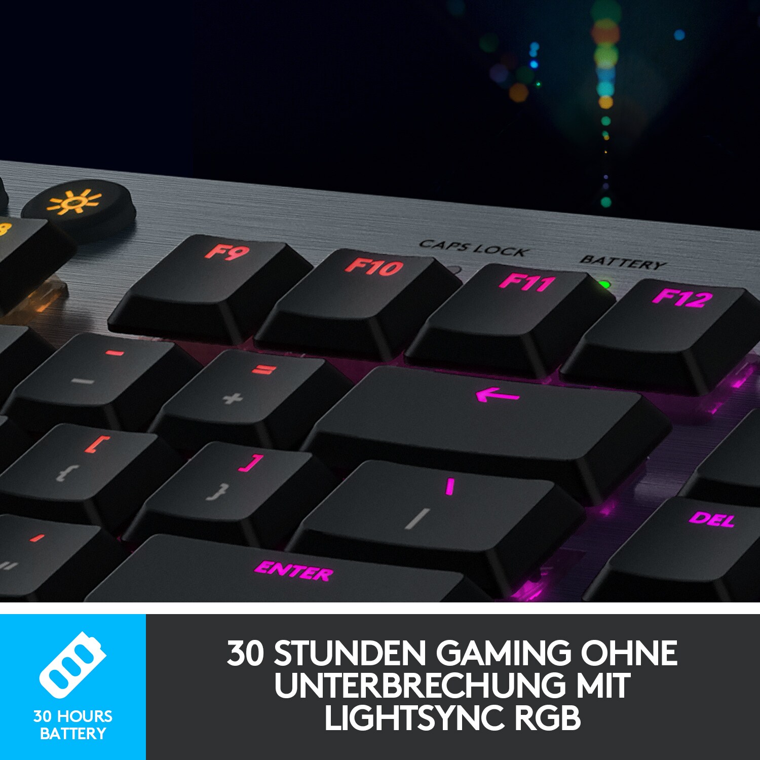 Logitech G915 LIGHTSPEED Linear Kabellose Mechanische RGB Gaming Tastatur