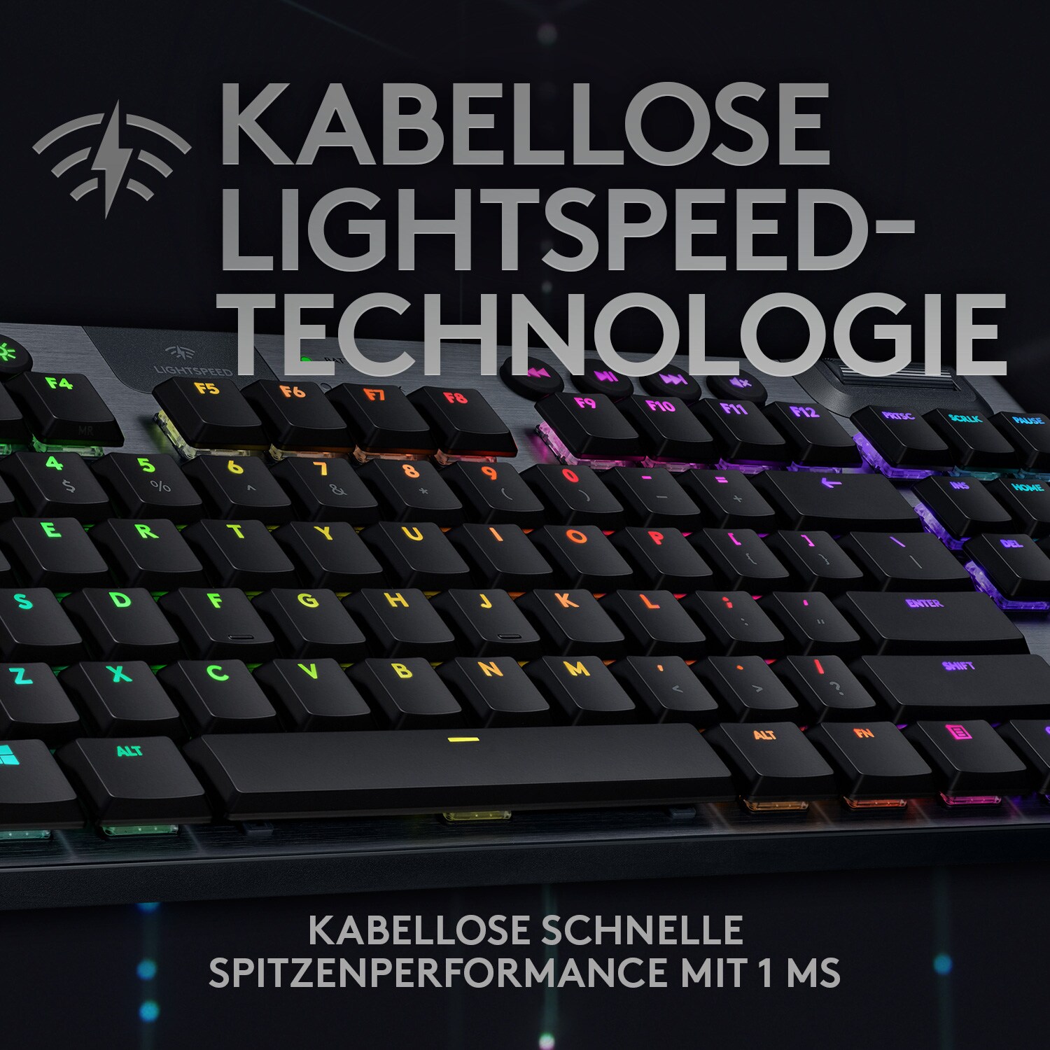 Logitech G915 TKL LIGHTSPEED Linear Kabellose Mechanische RGB Gaming Tastatur