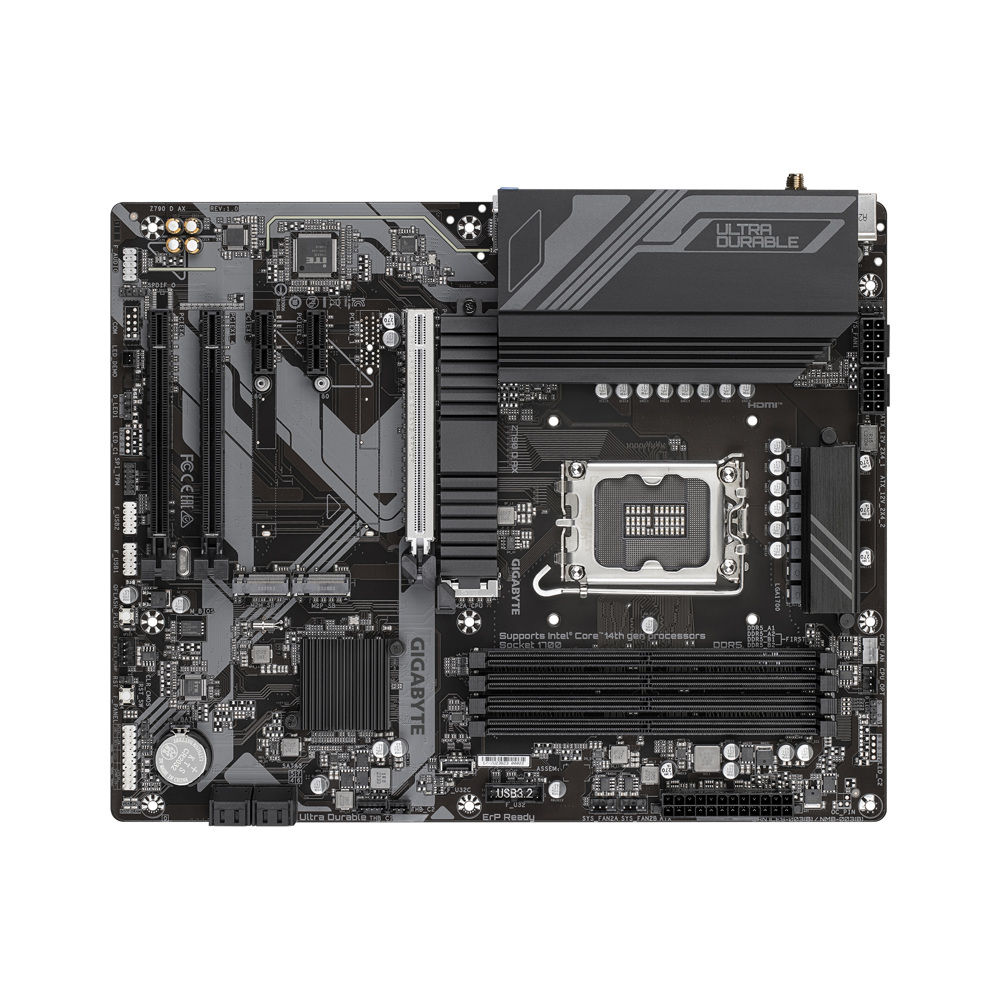 GIGABYTE Z790 D AX ATX Mainboard Sockel 1700 DDR5 HDMI/DP/USB-C