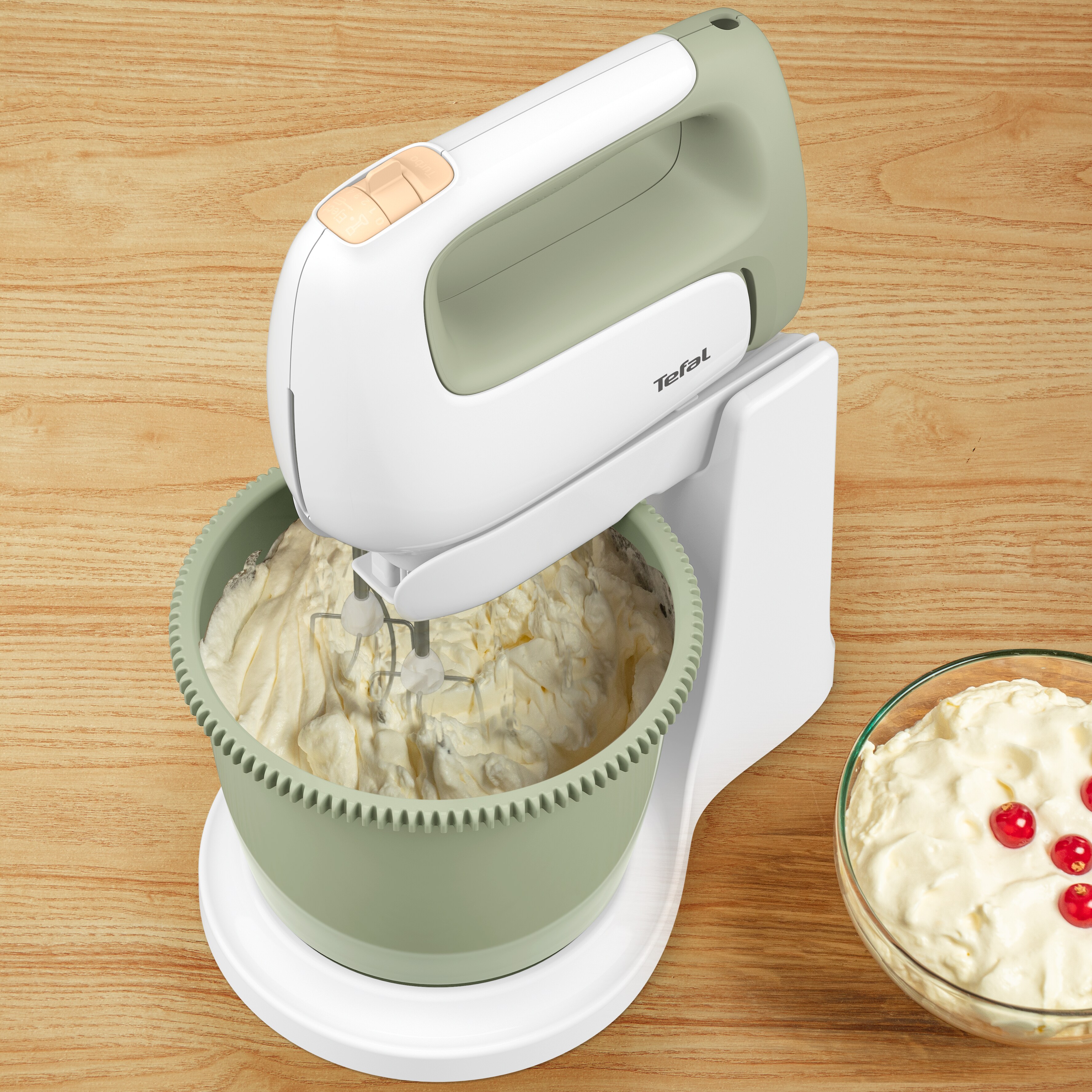 Tefal HT4640 Prep'Mix Cocoon Handmixer + Standschüssel