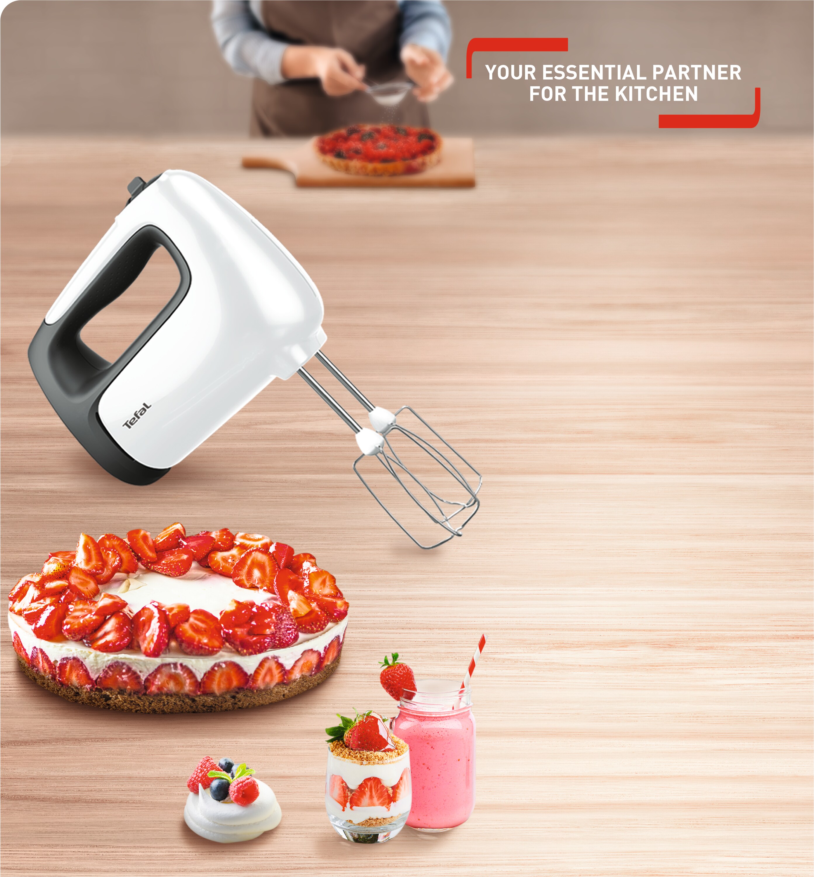 Tefal HT4621 PrepMix+ Handmixer