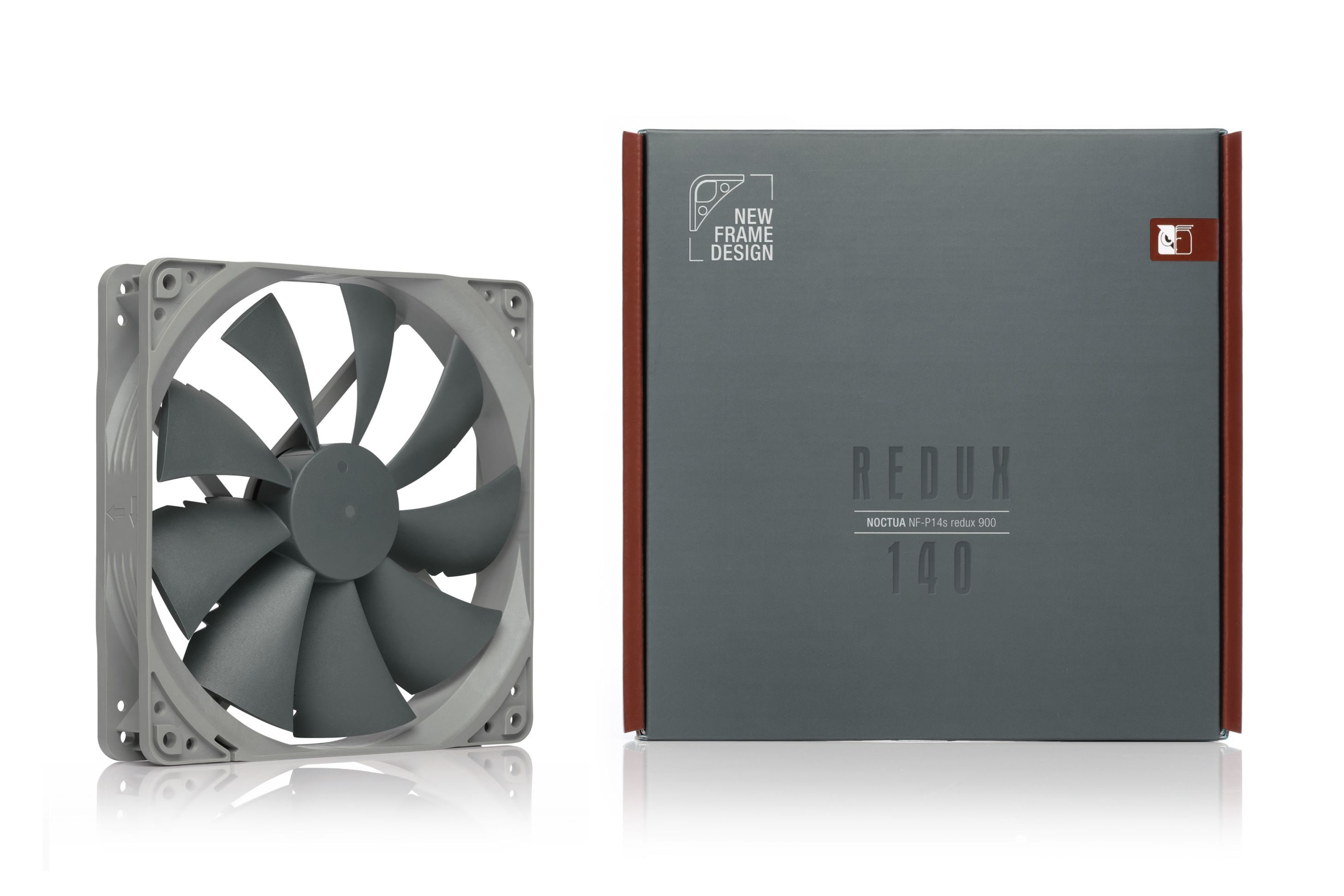 Noctua NF-P14s redux-900 140x140x25mm, 3-Pin (900rpm, 13,2dB(A), 83,7m³/h)