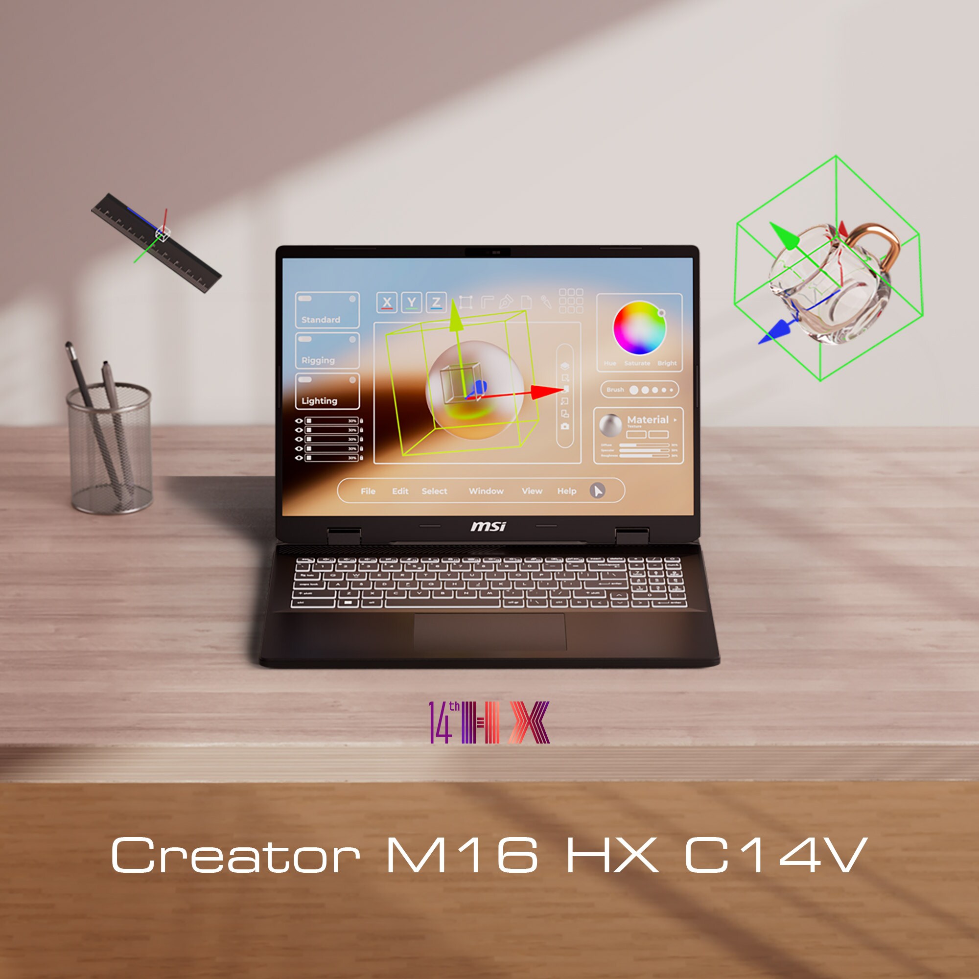 MSI Creator M16 HX C14VEG-079 i7-14700HX 32GB/1TB SSD 16"QHD+ RTX4050 W11