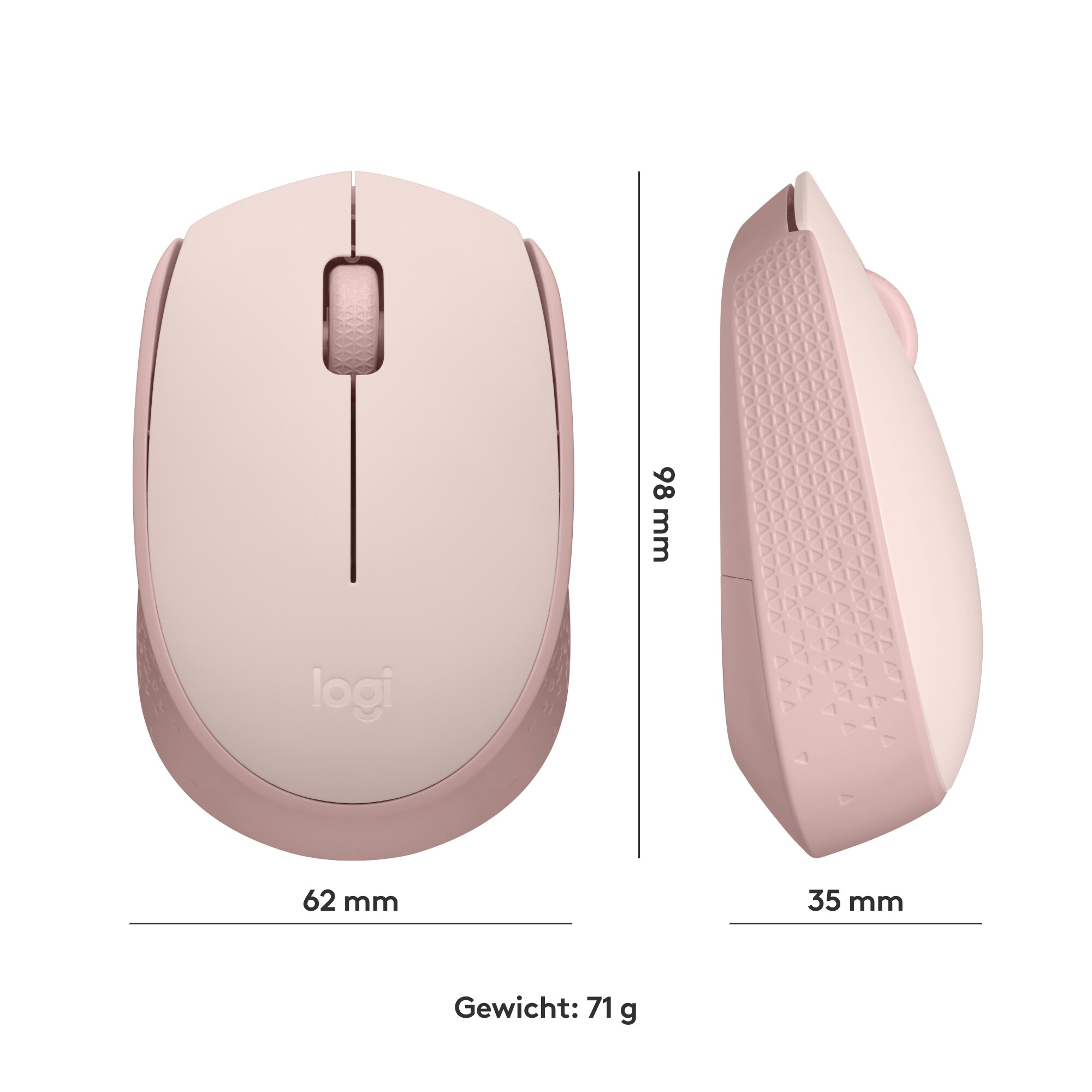 Logitech M171 Kabellose Maus Rosa