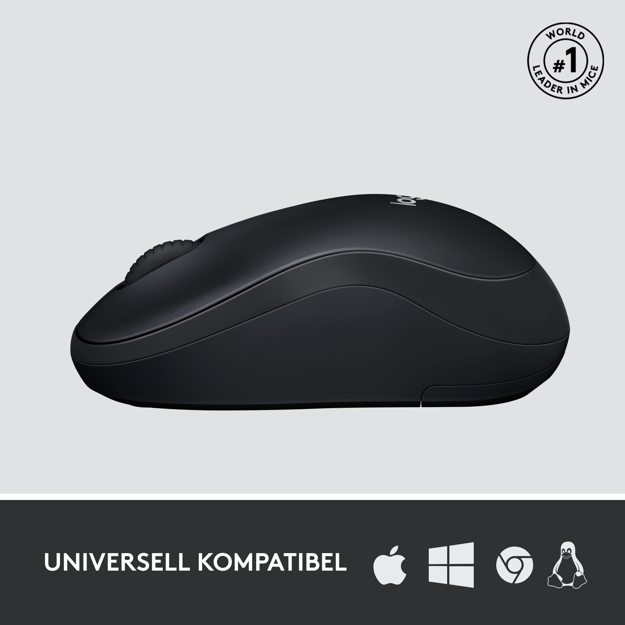 Logitech M220 Silent Kabellose Maus Anthrazit