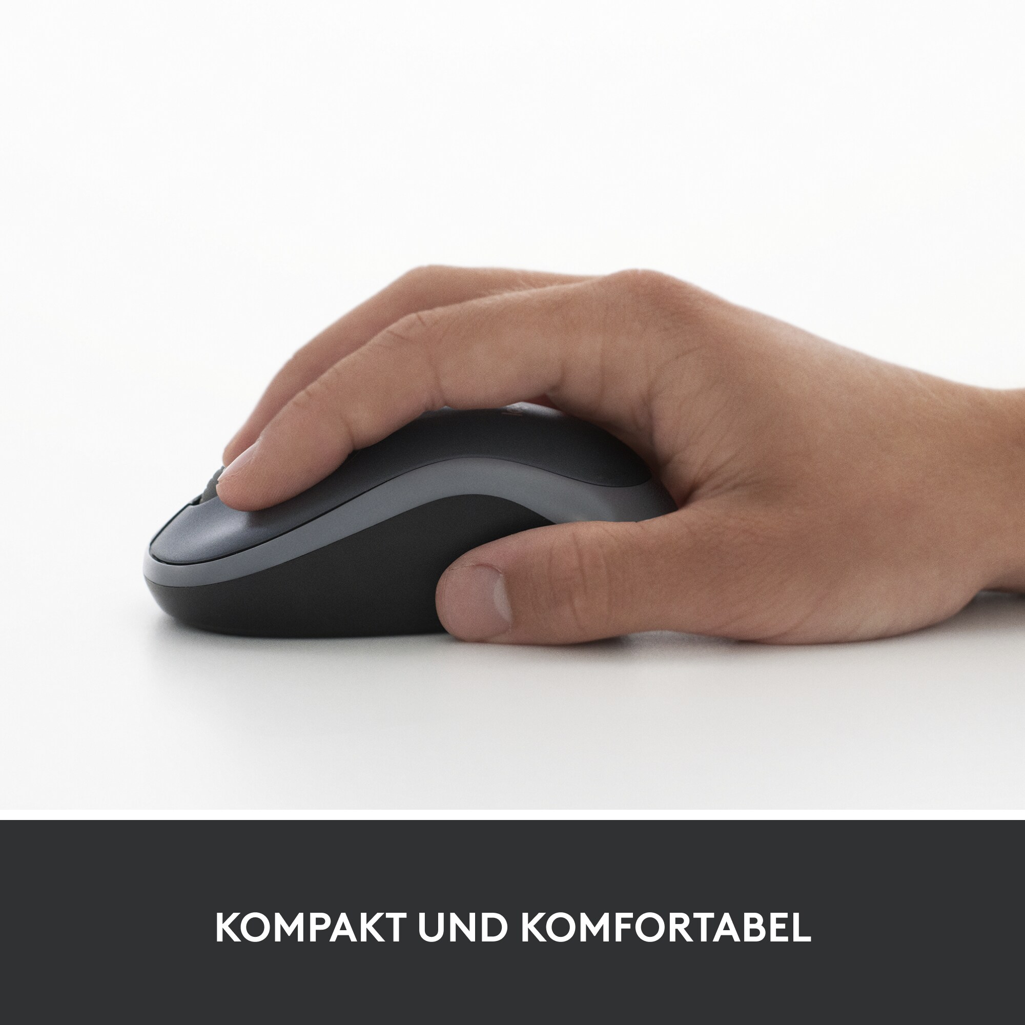 Logitech M185 Kabellose Maus Blau