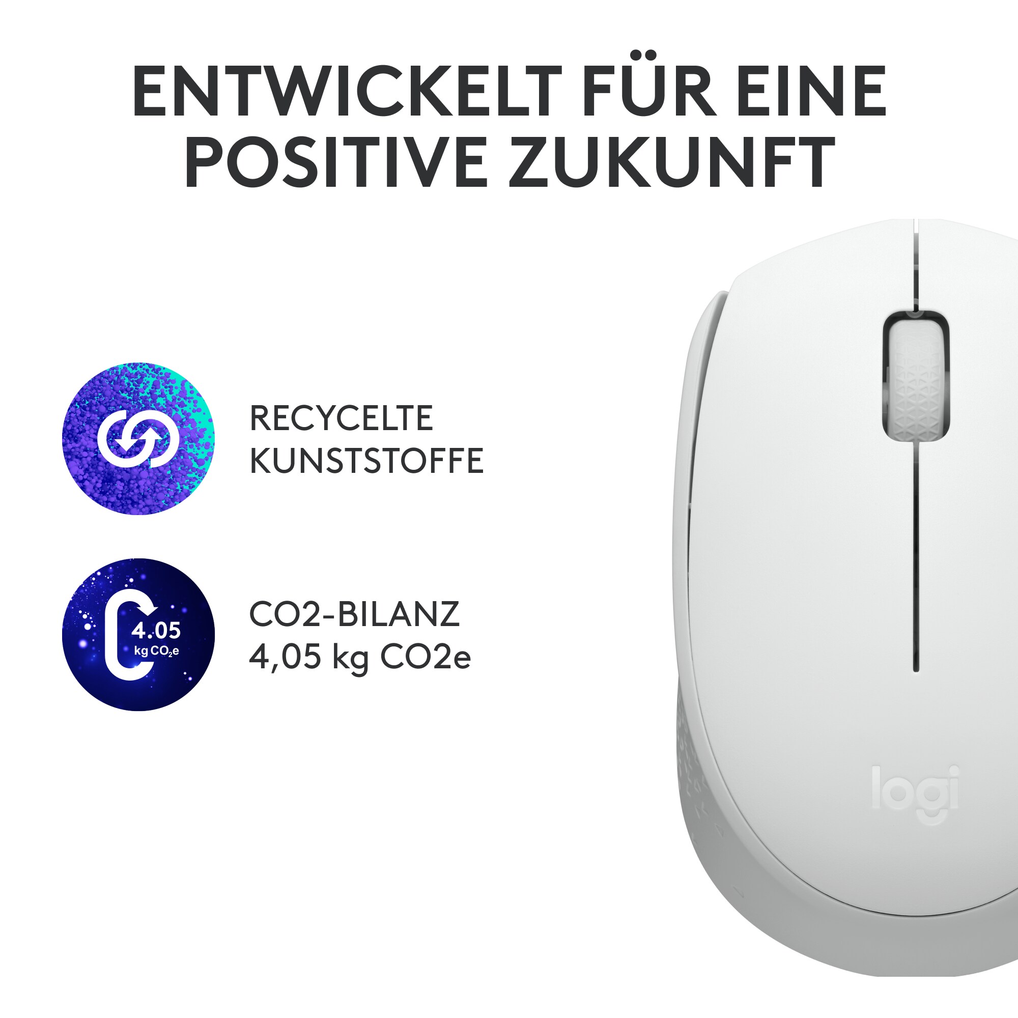 Logitech M171 Kabellose Maus Weiß