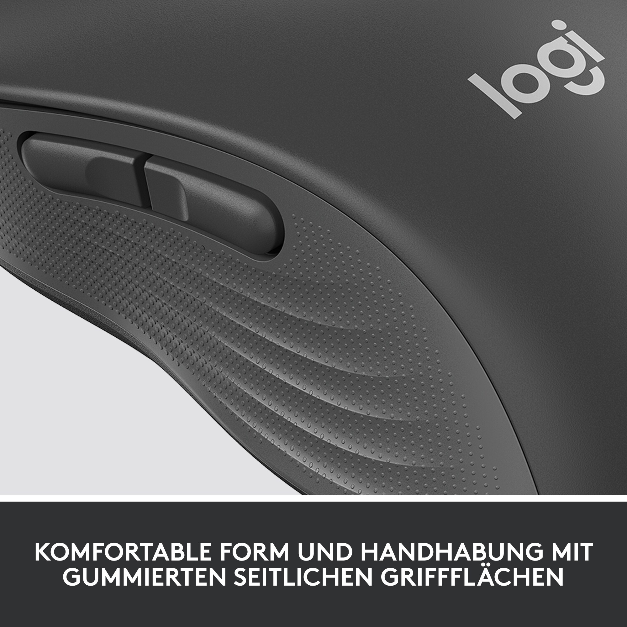 Logitech Signature M650 Gr.M Kabellose Maus Grafit