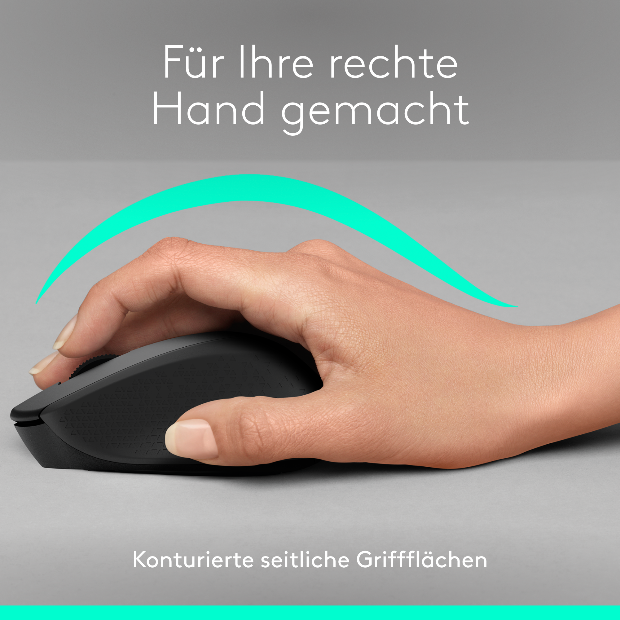 Logitech M330 Silent Plus Kabellose Maus Schwarz