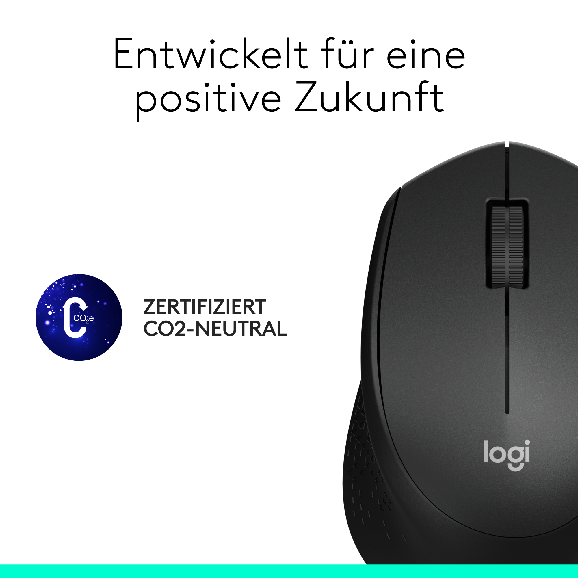 Logitech M330 Silent Plus Kabellose Maus Schwarz