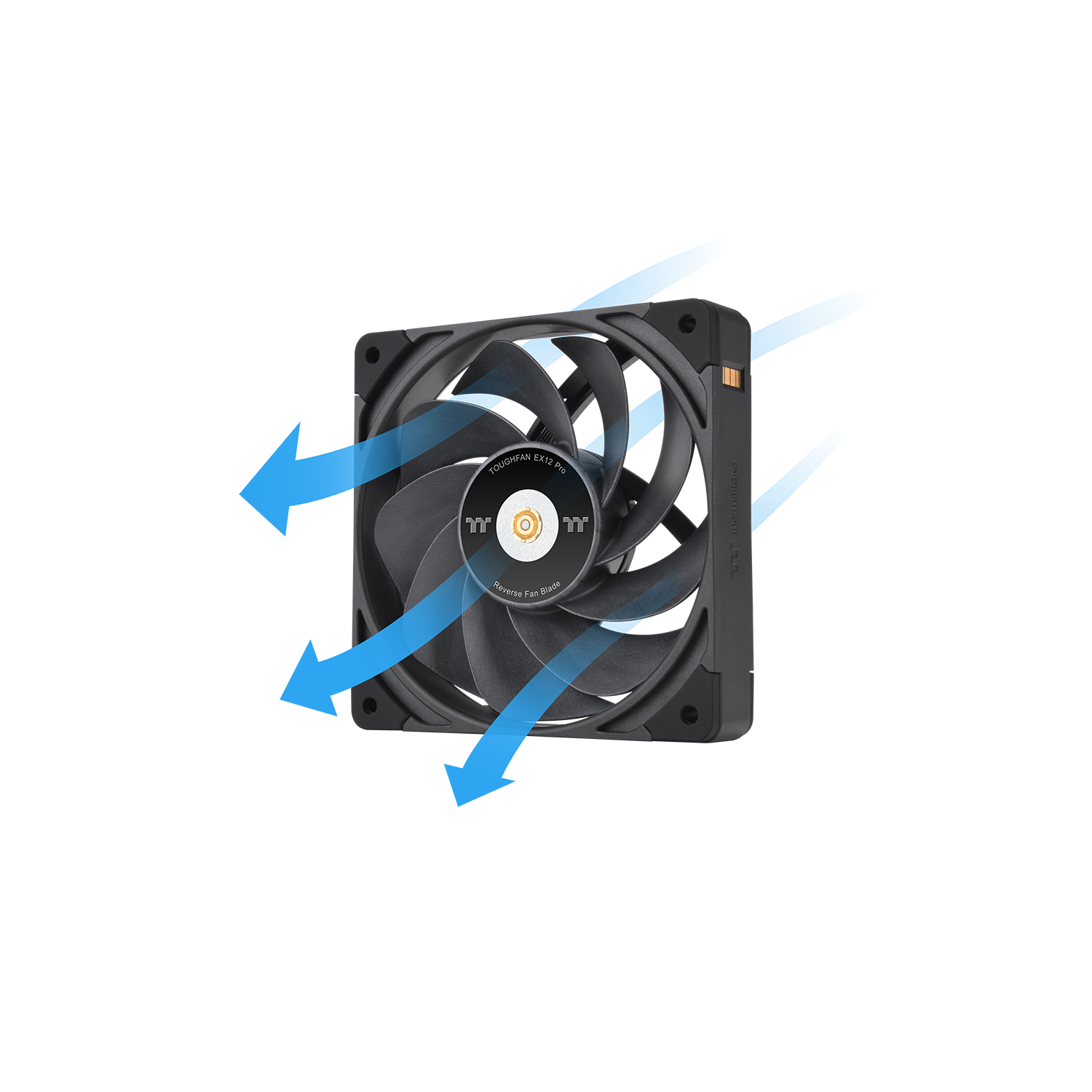 Thermaltake ToughFan EX12 Pro High Static Pressure PC Cooling Fan 120mm 3er Pack