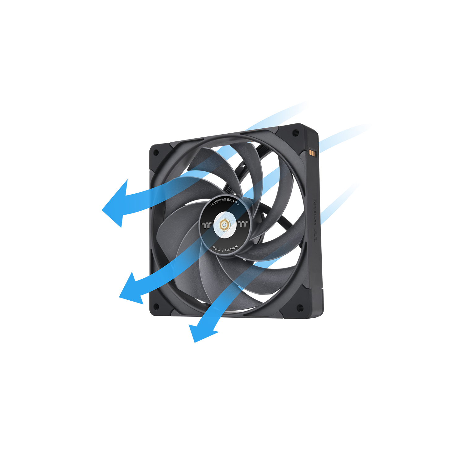 Thermaltake ToughFan EX14 Pro High Static Pressure PC Cooling Fan 140mm 3er Pack