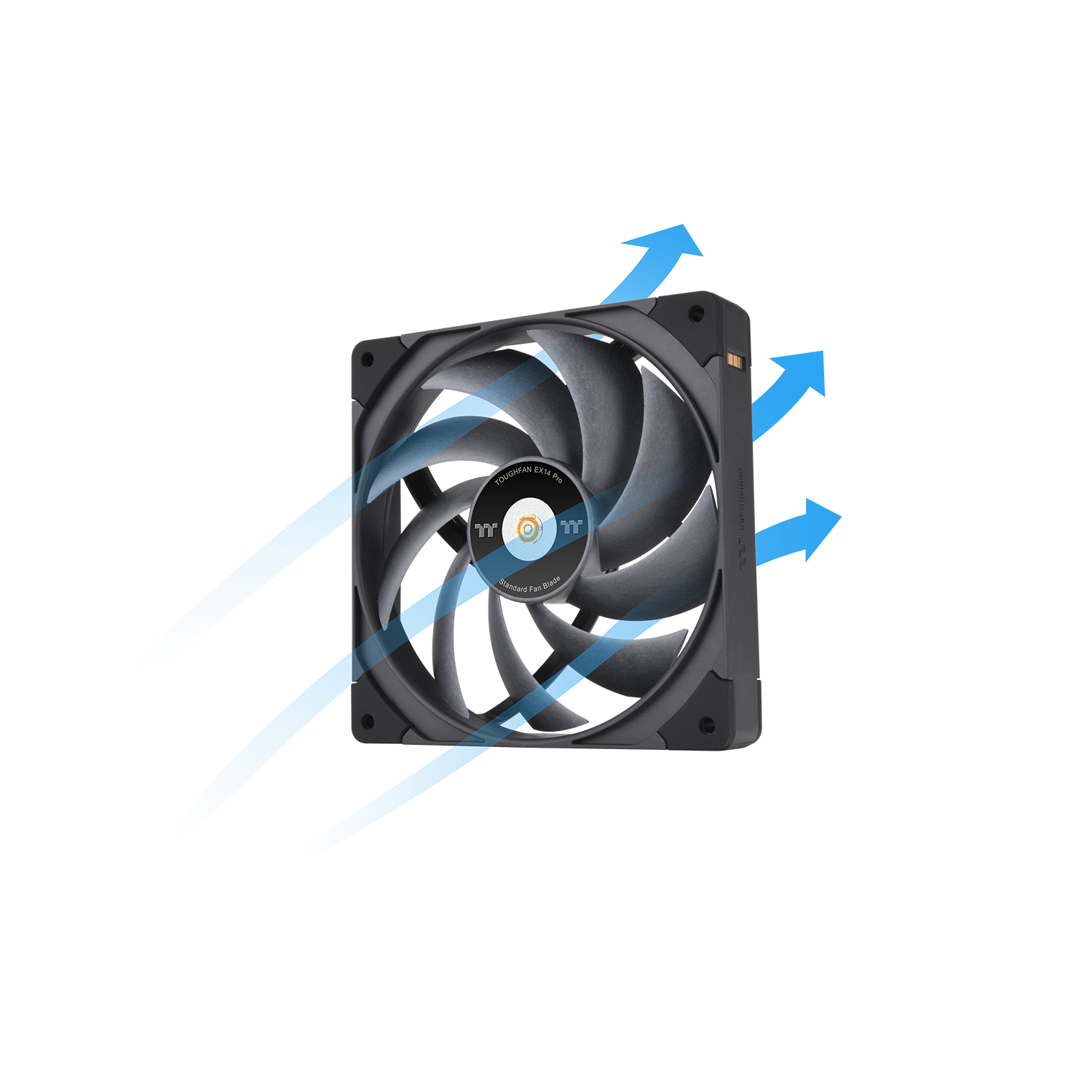 Thermaltake ToughFan EX14 Pro High Static Pressure PC Cooling Fan 140mm 3er Pack