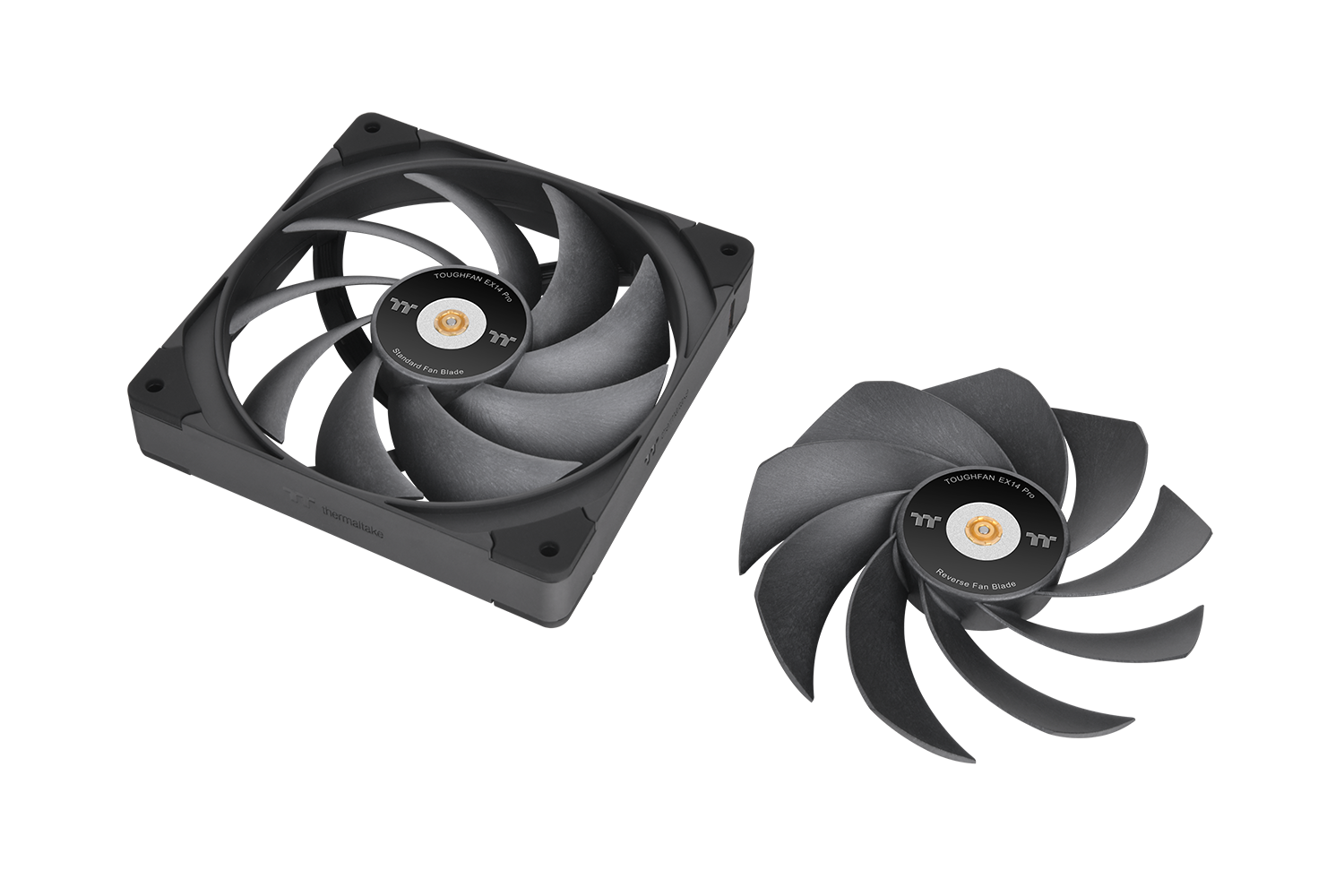 Thermaltake ToughFan EX14 Pro High Static Pressure PC Cooling Fan 140mm 3er Pack