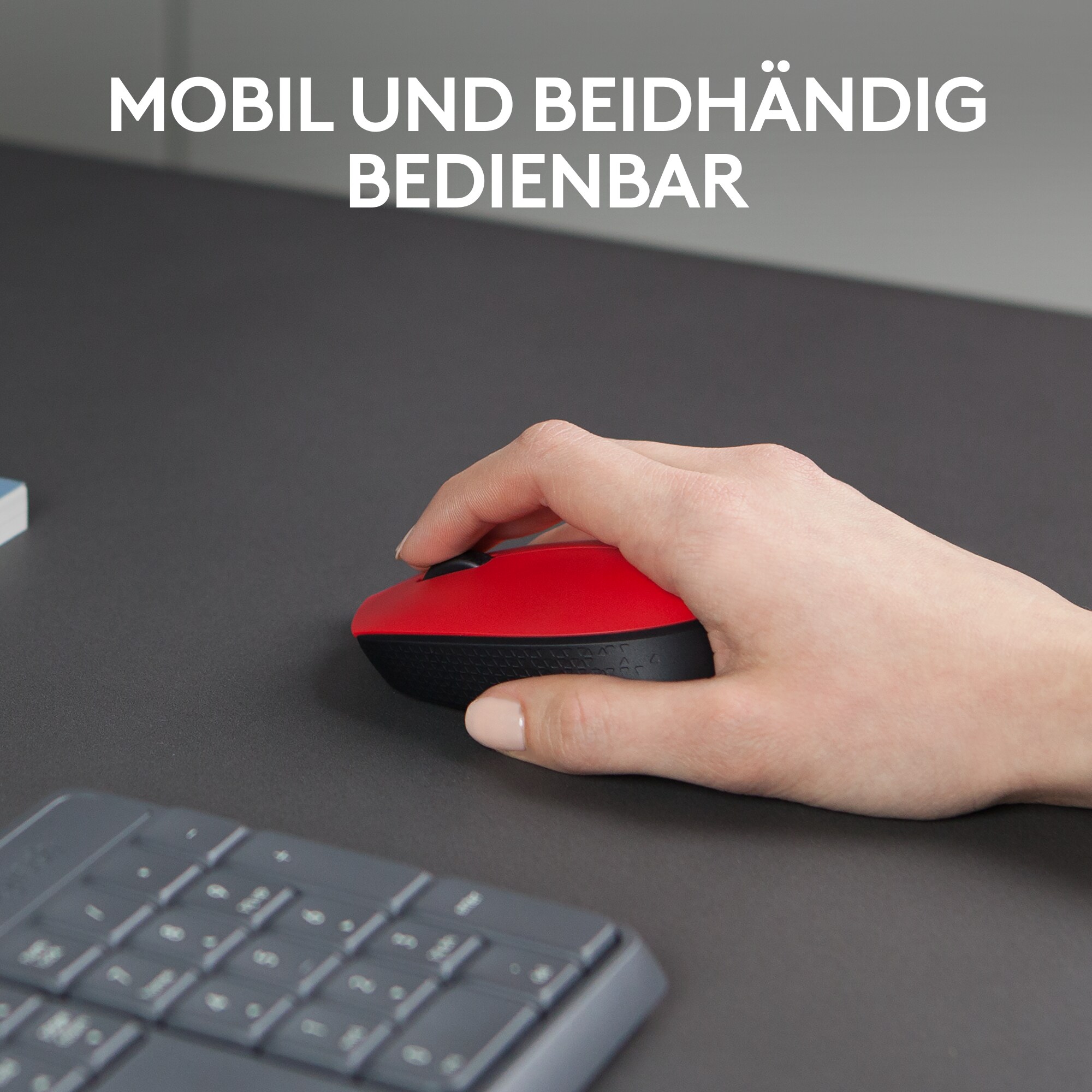 Logitech M171 Kabellose Maus Rot