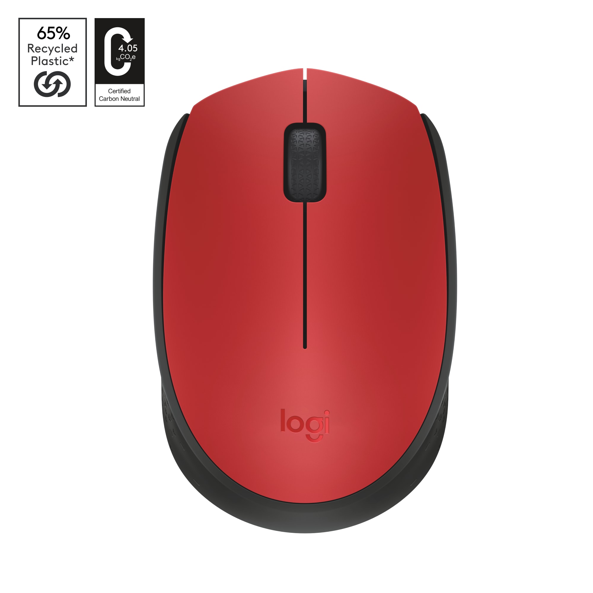 Logitech M171 Kabellose Maus Rot