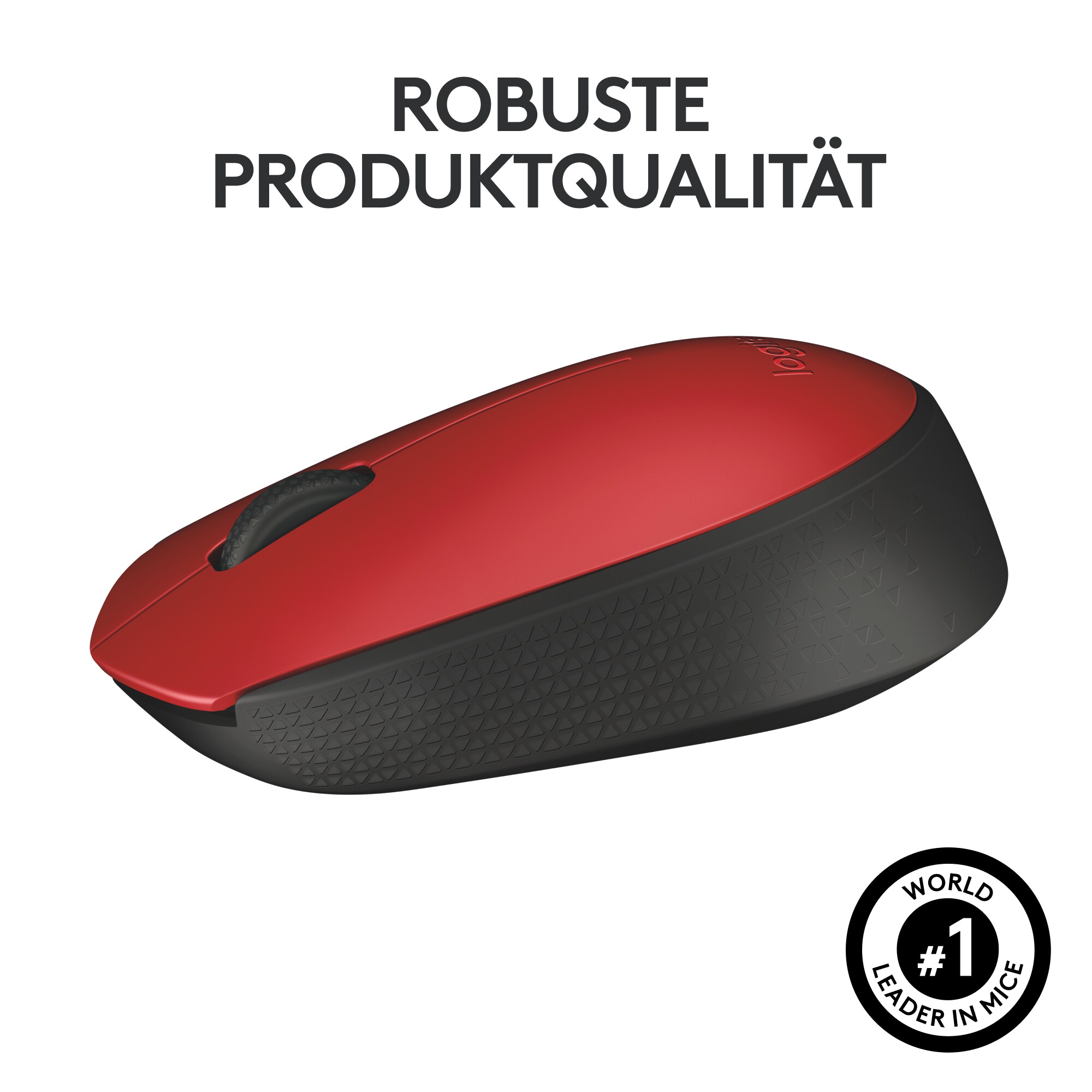 Logitech M171 Kabellose Maus Rot