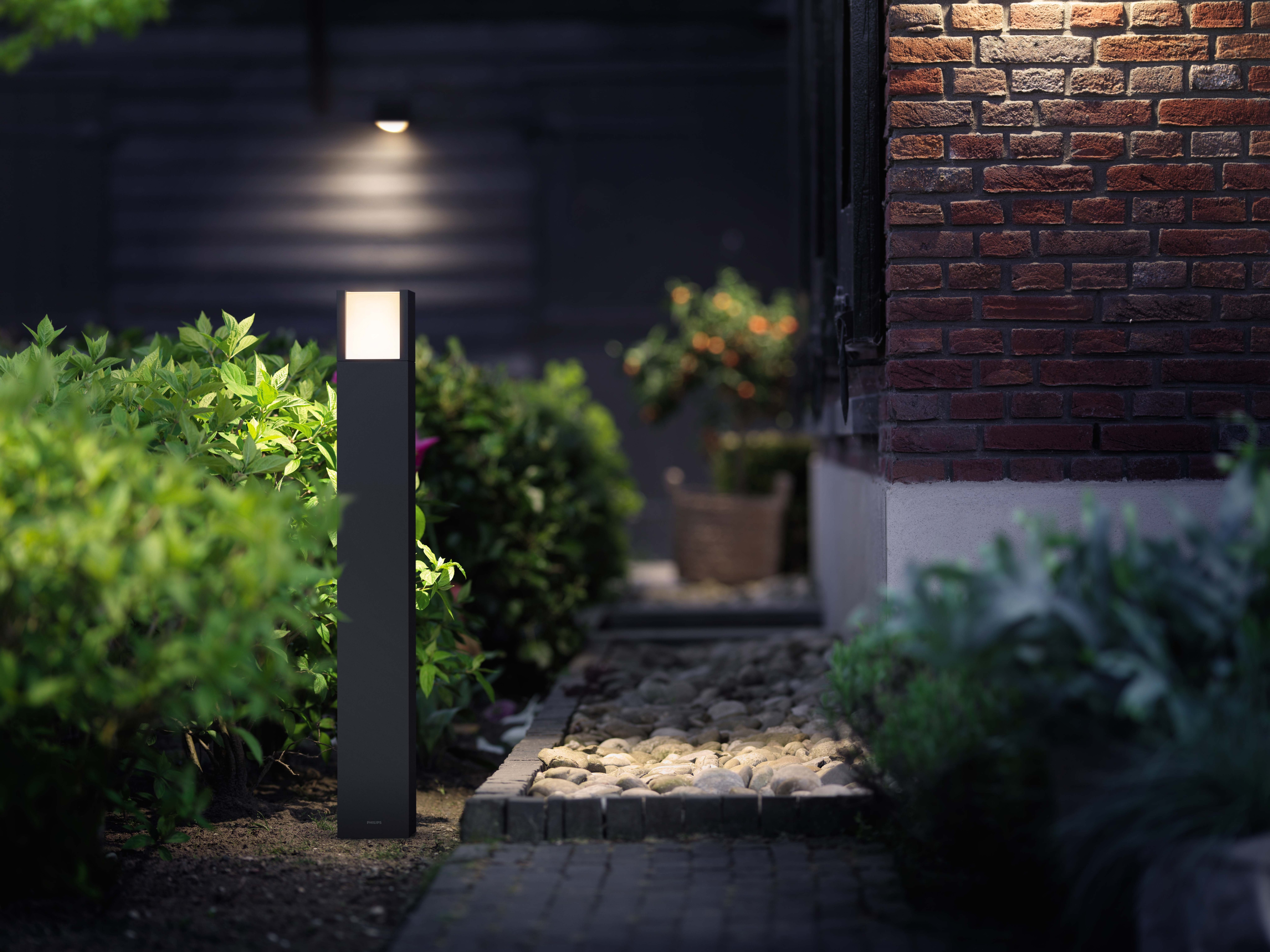 Philips Outdoor Ultra-Efficient Arbour Wegeleuchte 3.8W, 2700 Kelvin, anthrazit