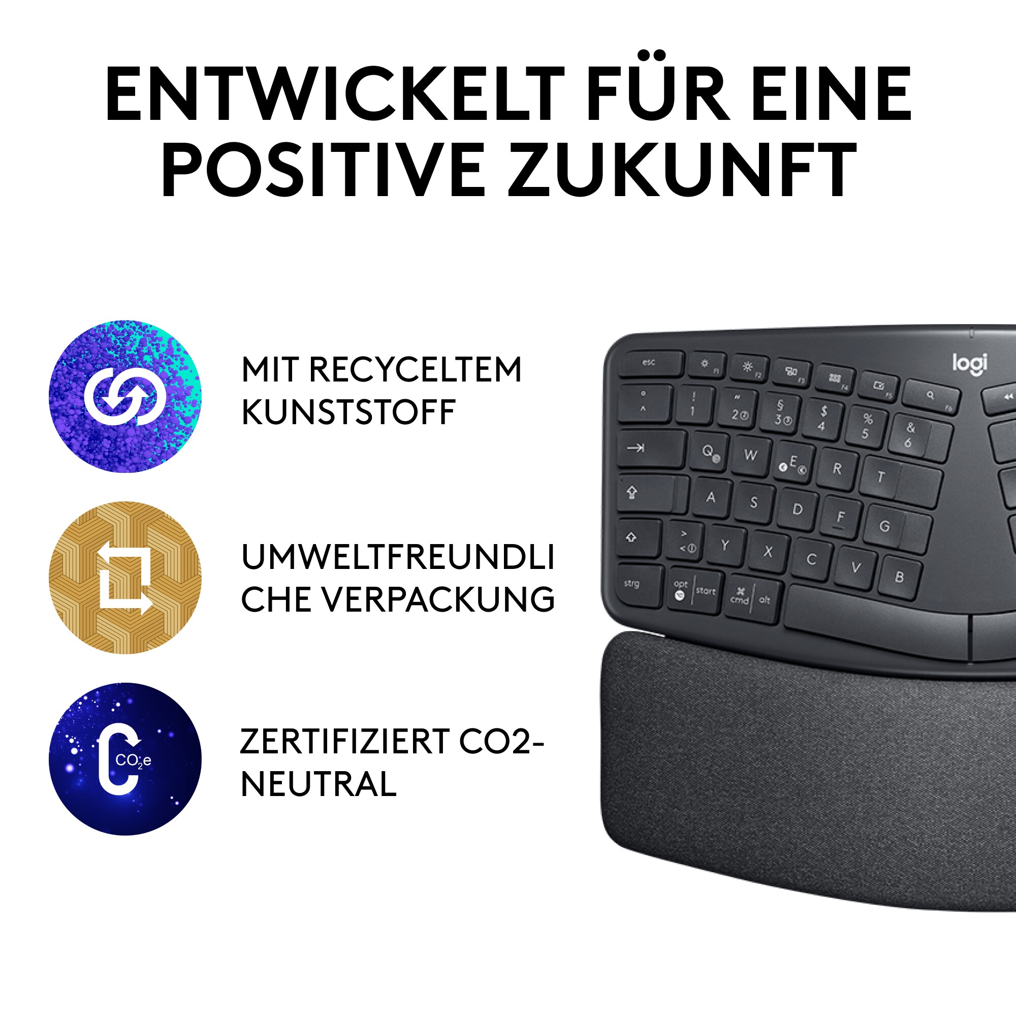 Logitech Ergo K860 Kabellose Tastatur