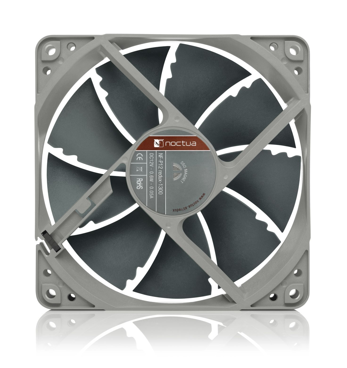 Noctua NF-P12 redux-1300 120x120x25mm, 3-Pin (1300rpm, 19,8dB(A), 92,3m³/h)