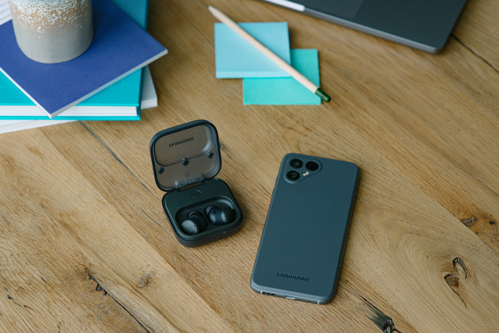 Fairphone Fairbuds True Wireless Earbuds in-Ear Kopfhörer schwarz