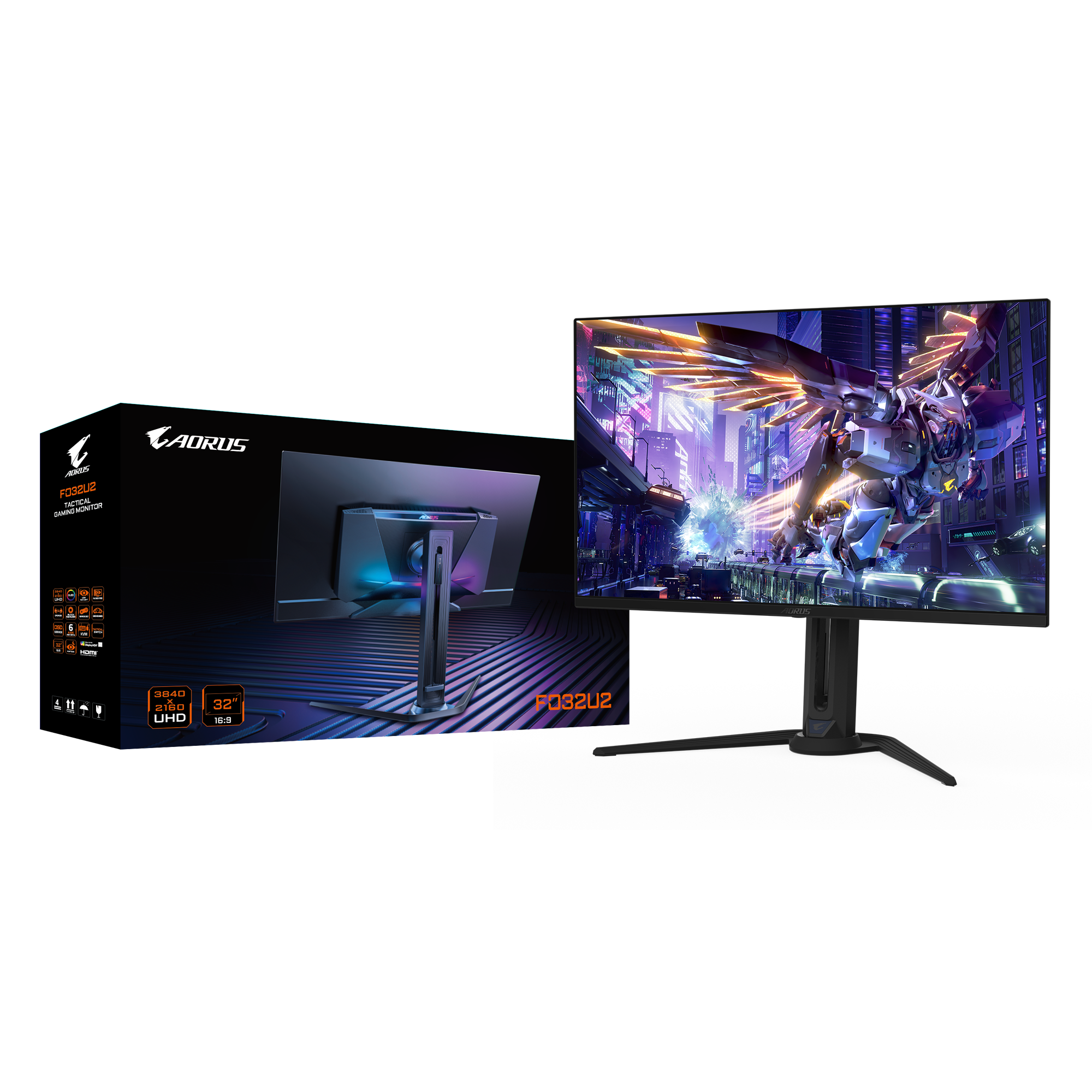 Gigabyte Aorus FO32U2 80cm (31,5") 4K OLED Gaming Monitor 16:9 HDMI/DP/USB-C