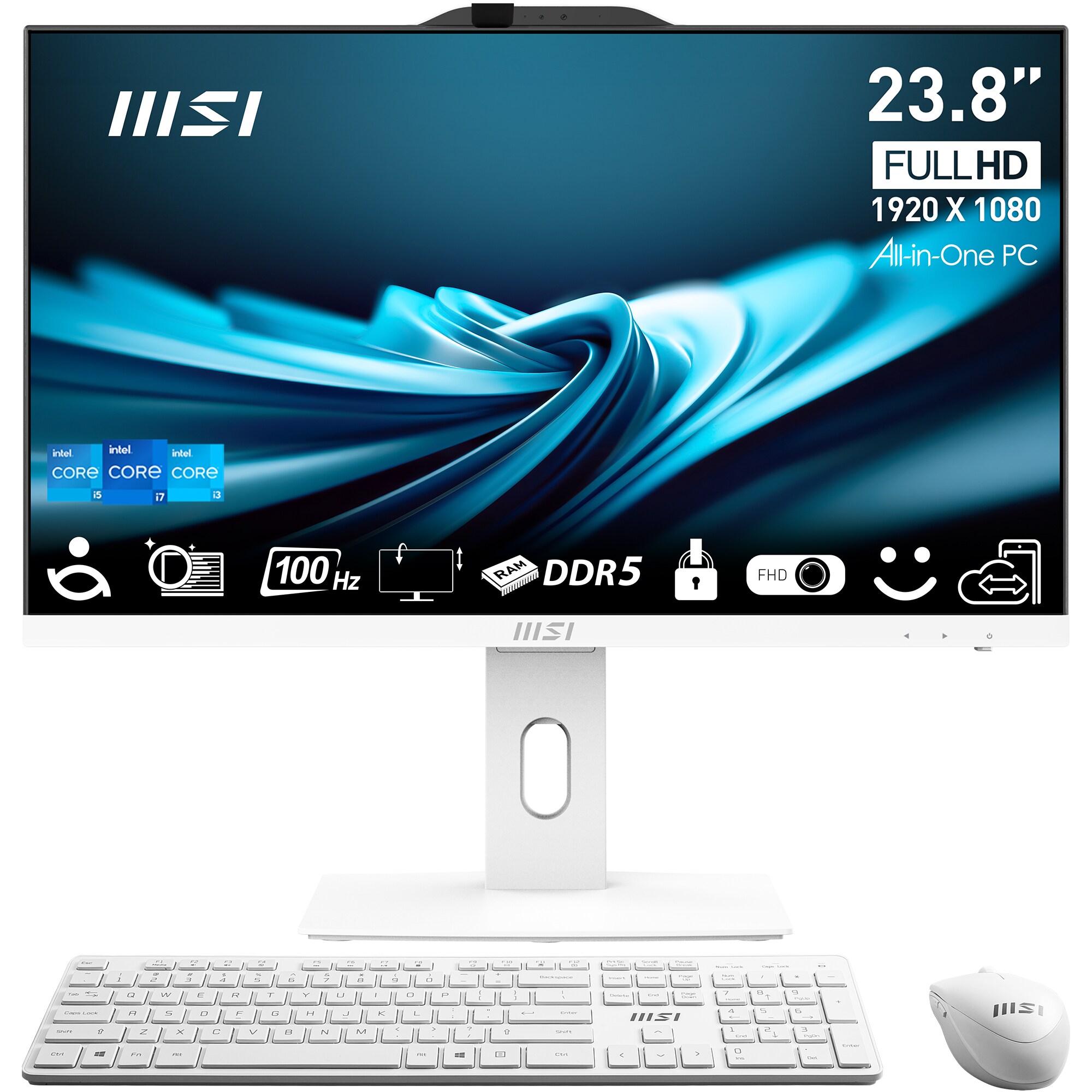 MSI PRO AP242P 14M-634DE i7-14700 16GB/512GB SSD 23" AiO W11P weiß