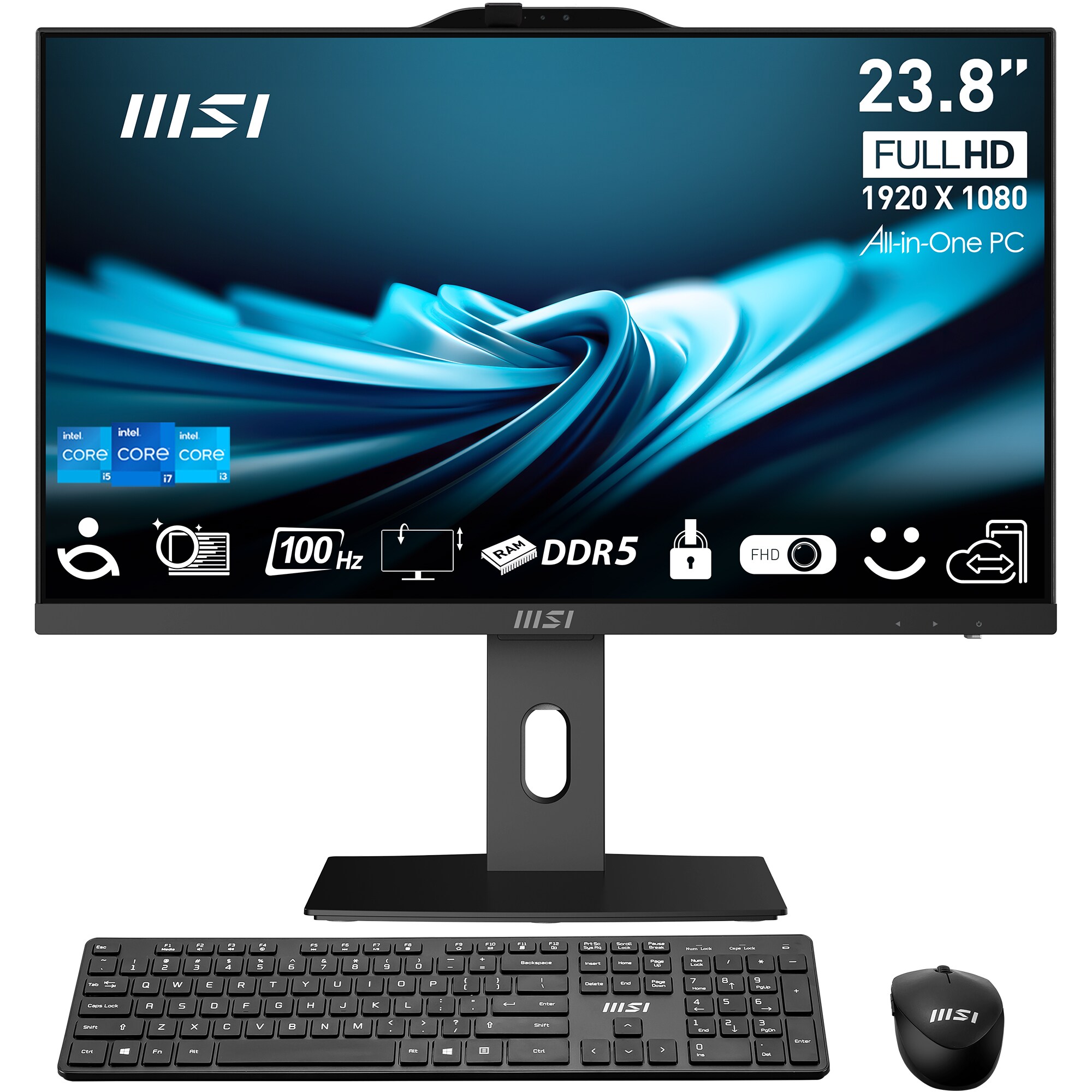 MSI PRO AP242P 14M-633DE i7-14700 16GB/512GB SSD 23" AiO W11P schwarz